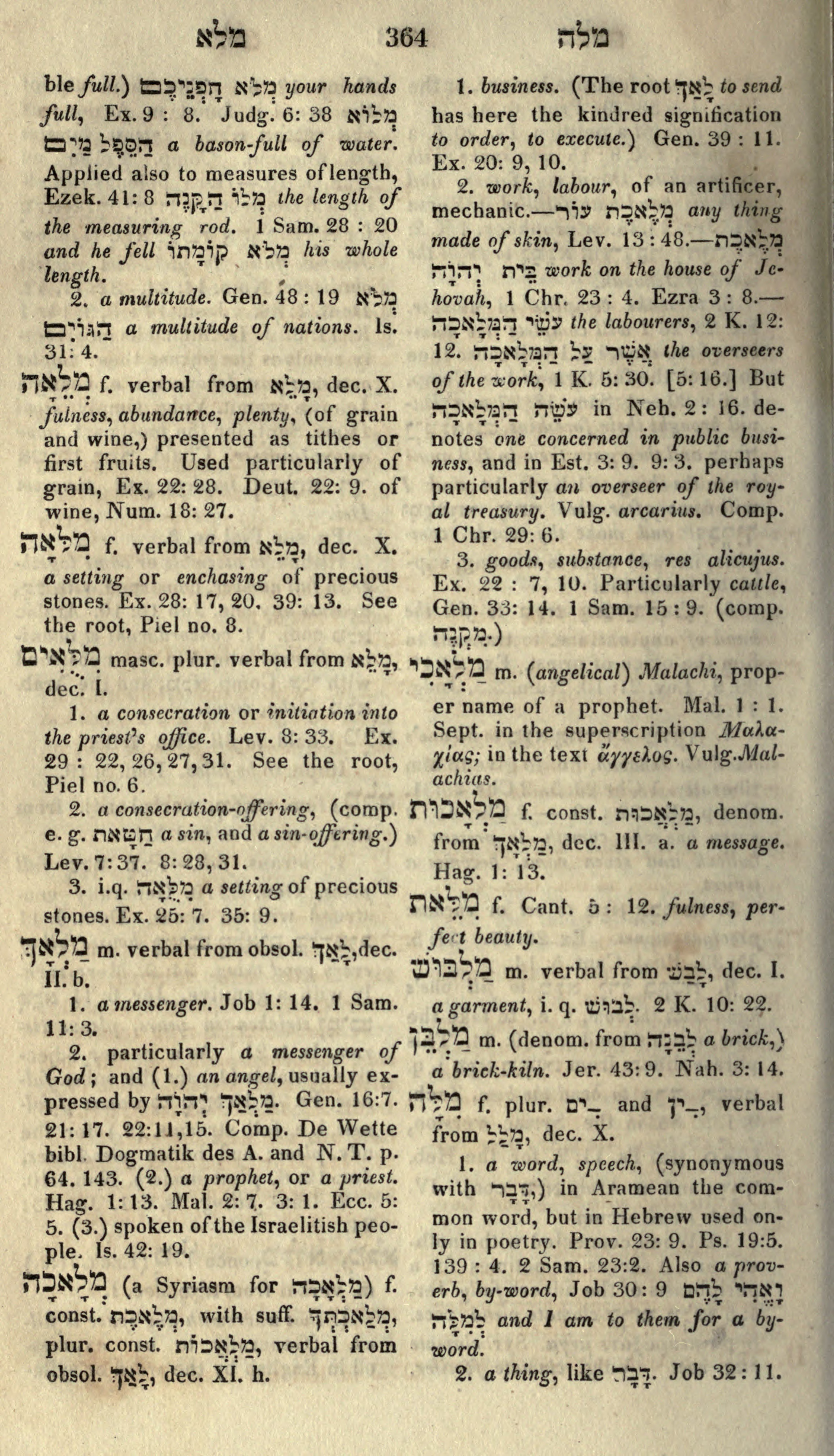 Gesenius Lexicon Page 378