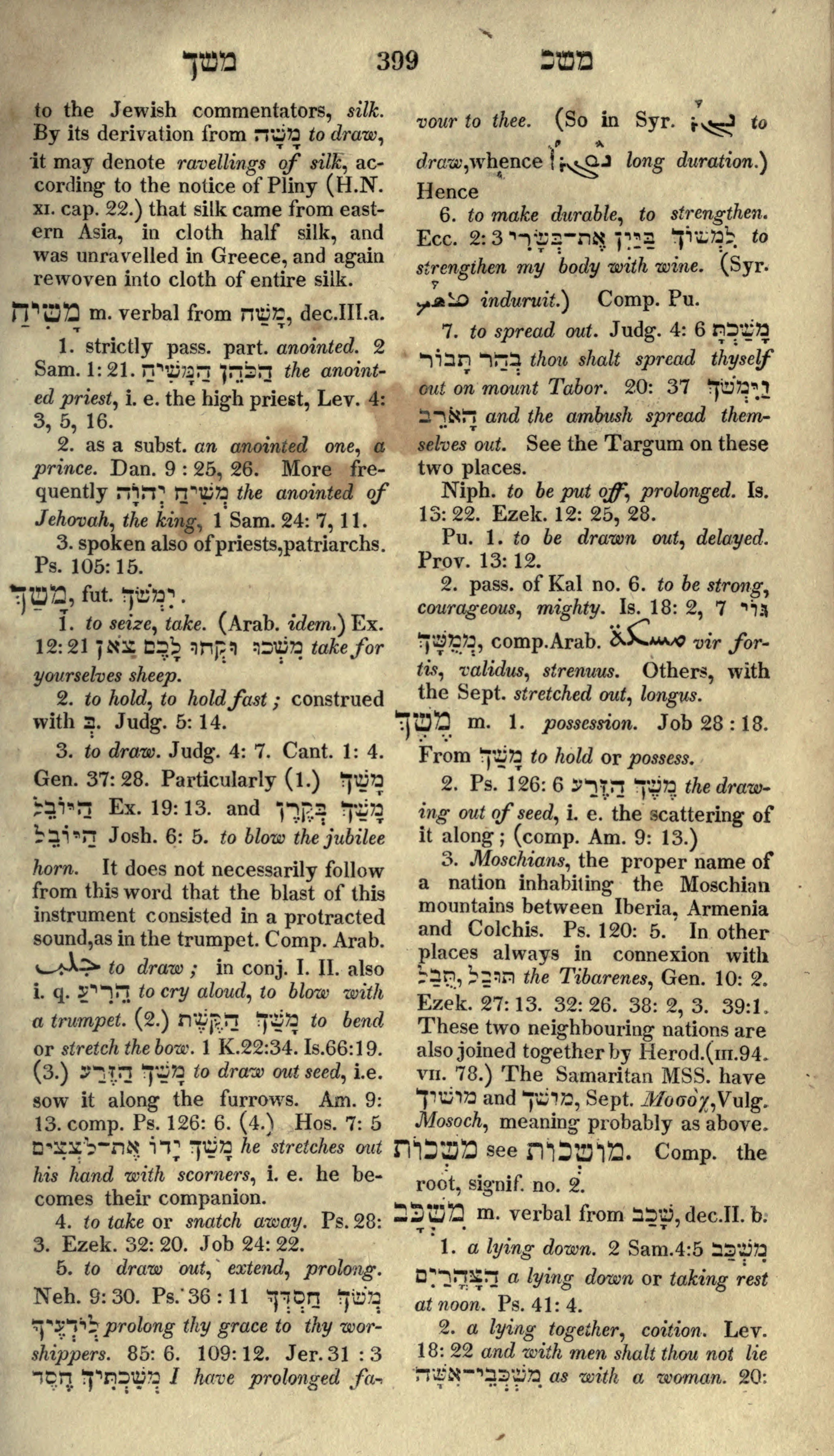 Gesenius Lexicon Page 413