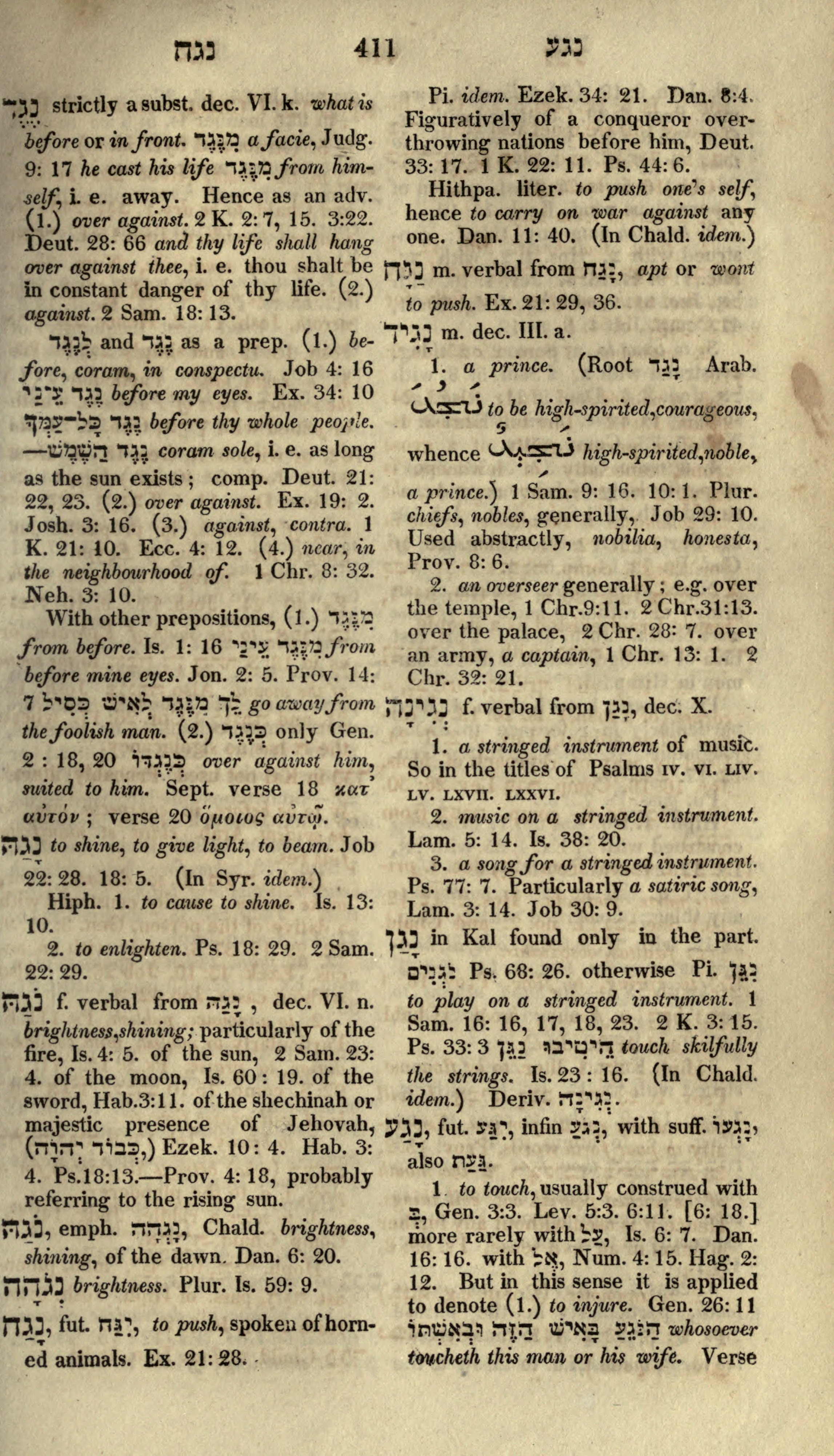 Gesenius Lexicon Page 425