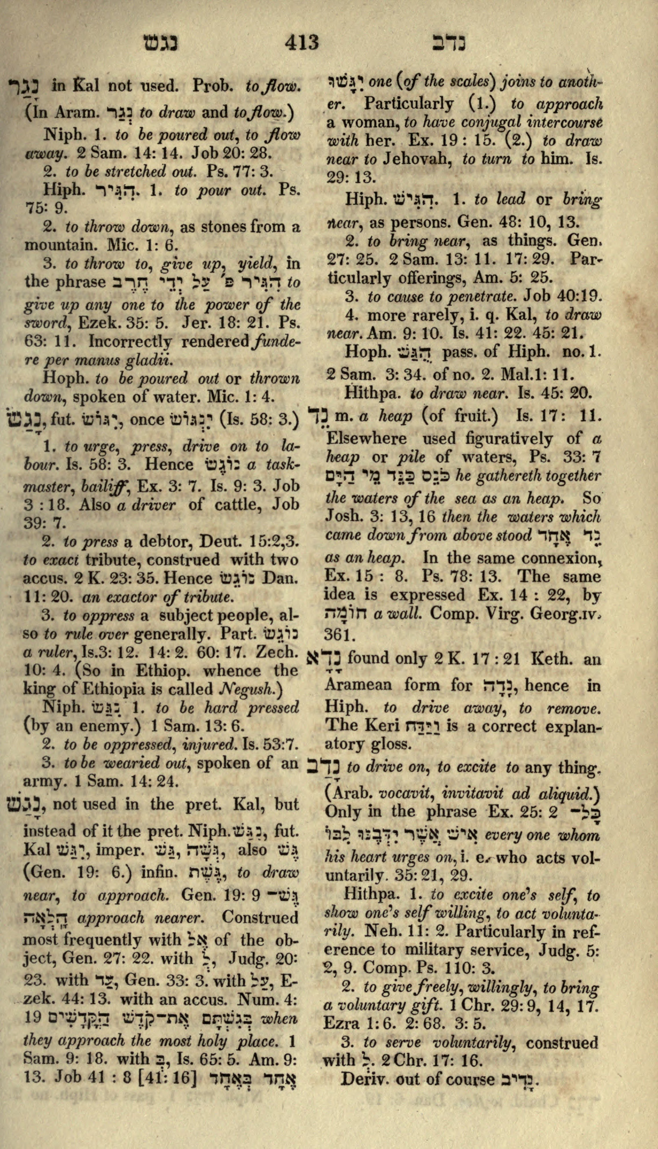 Gesenius Lexicon Page 427