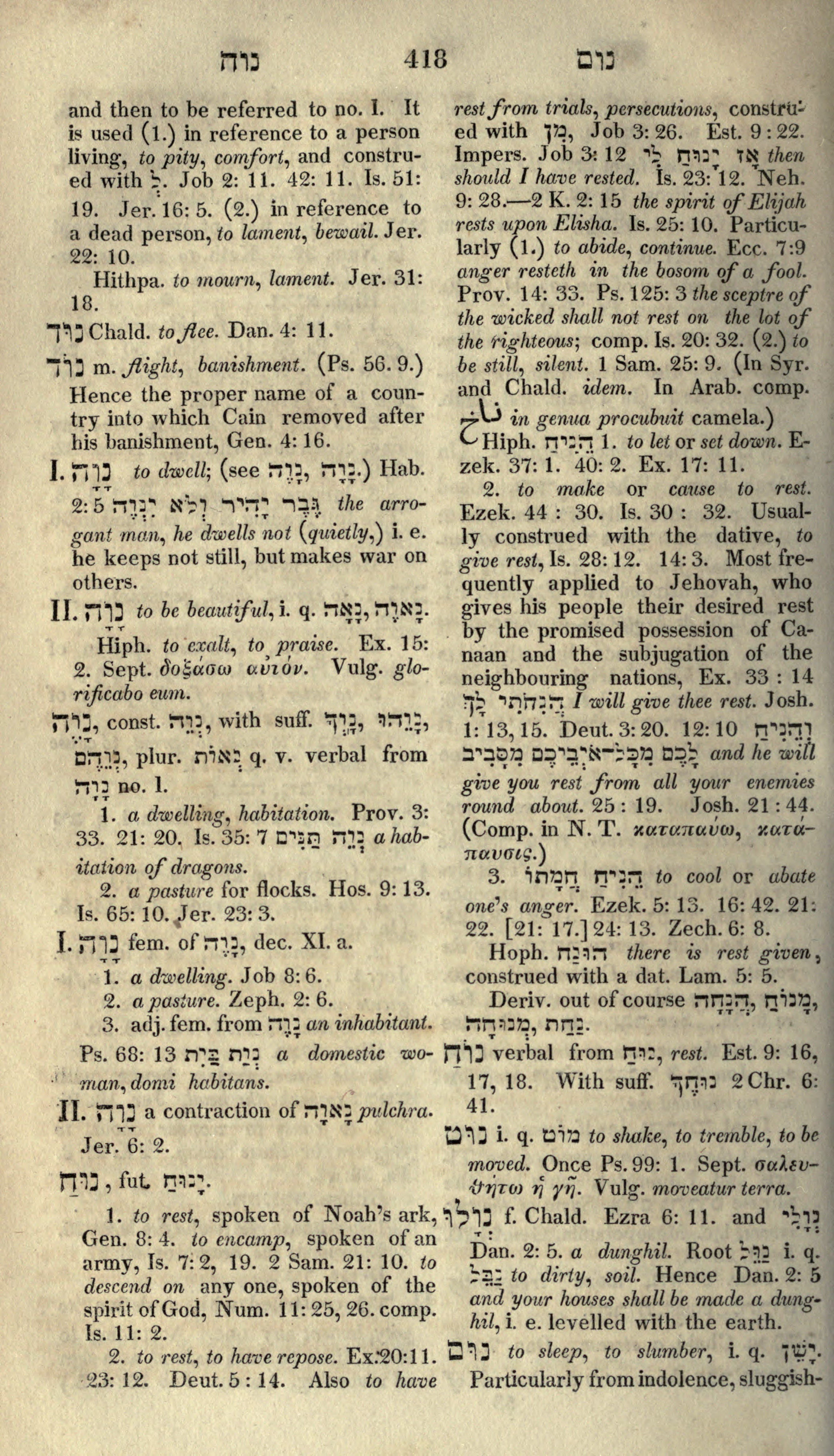 Gesenius Lexicon Page 432