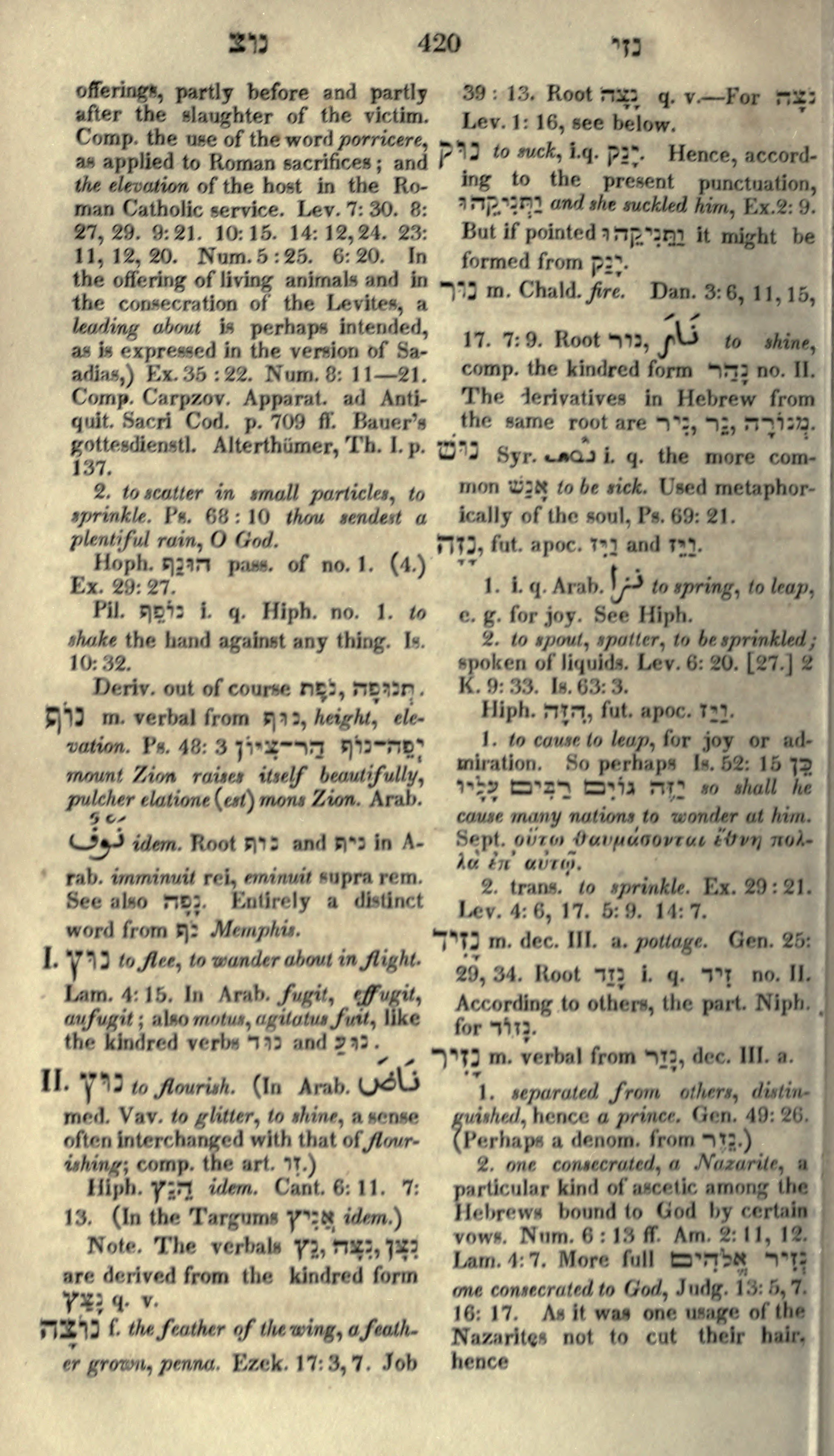 Gesenius Lexicon Page 434