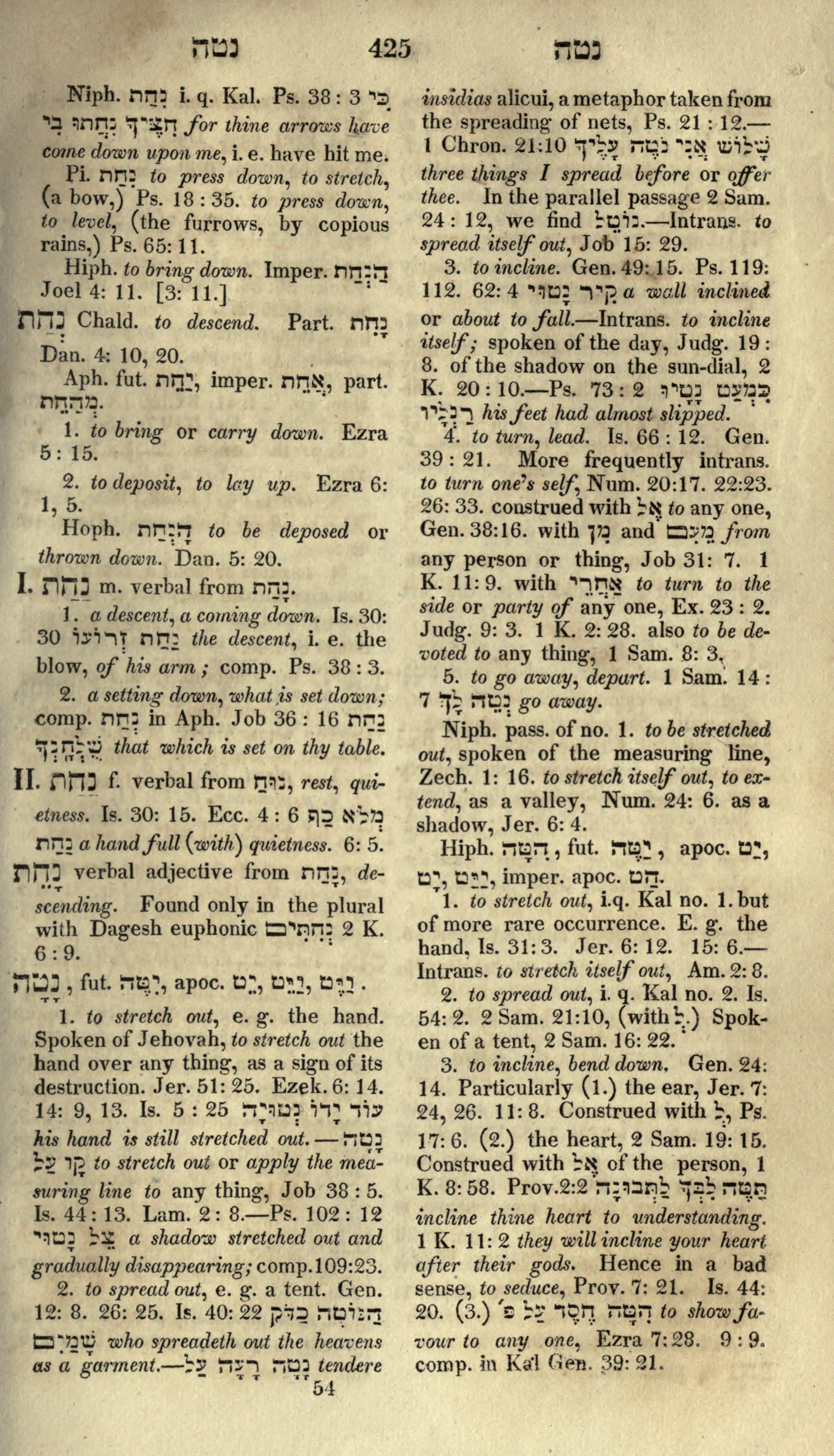 Gesenius Lexicon Page 439