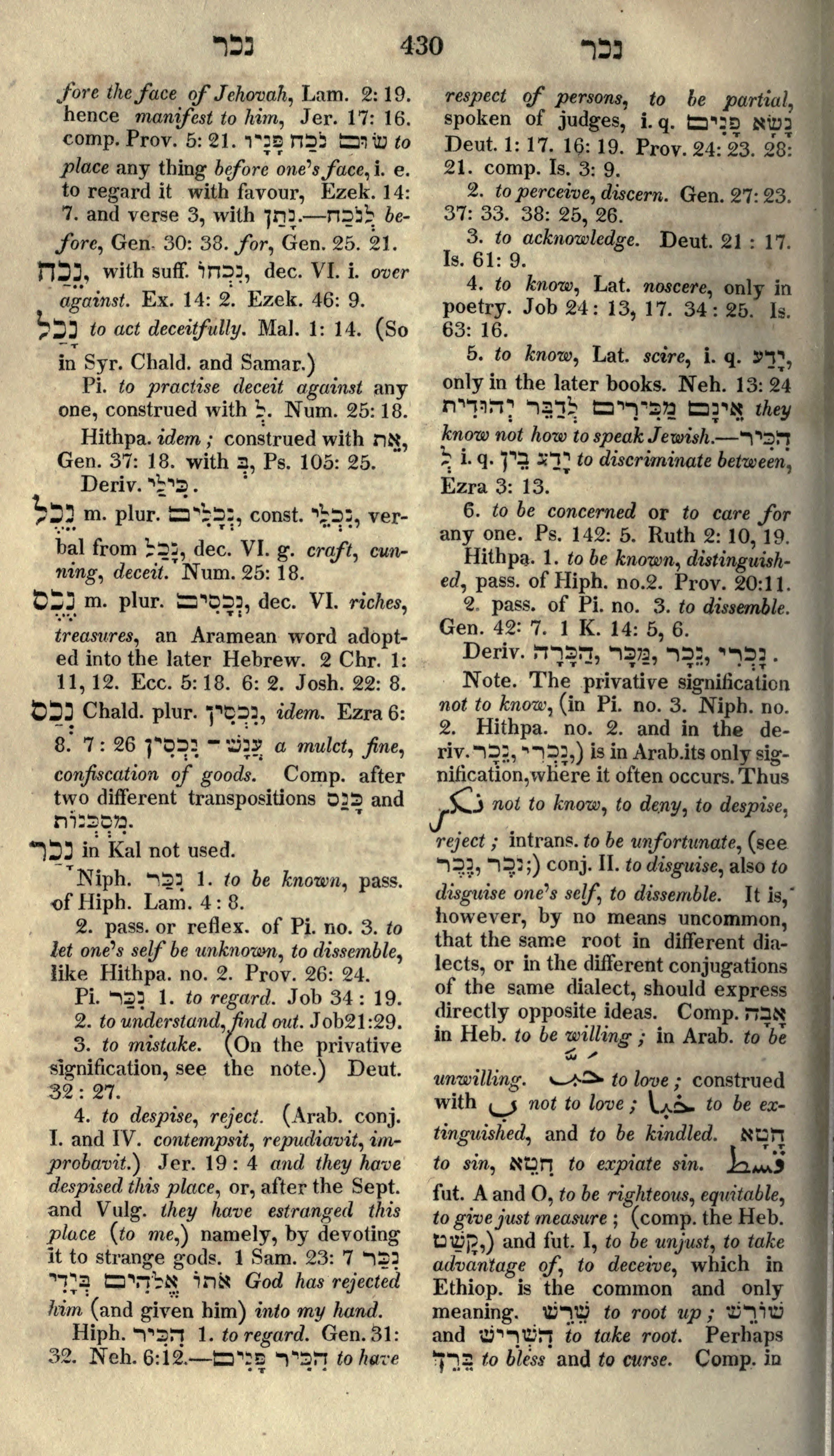 Gesenius Lexicon Page 444