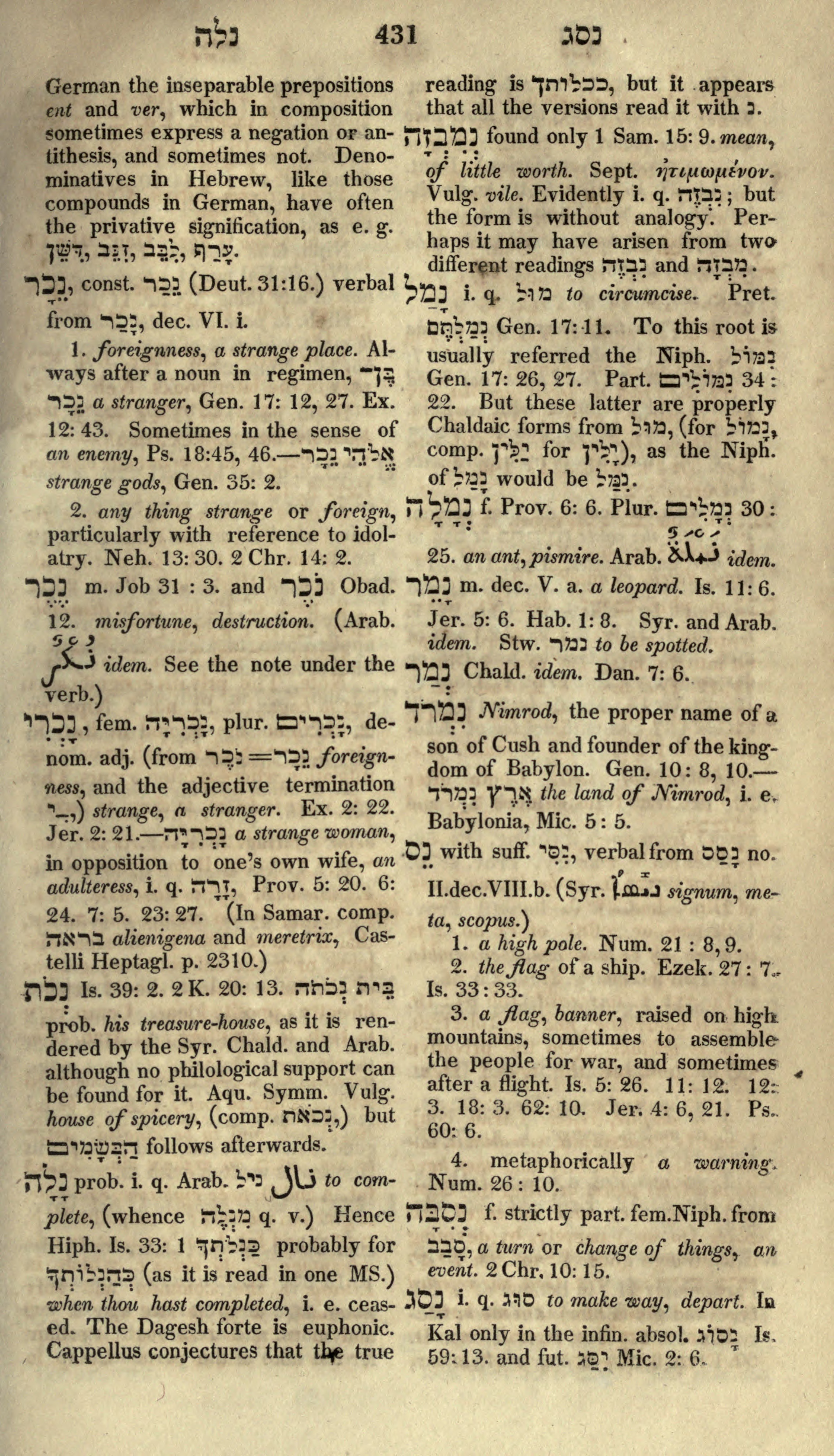 Gesenius Lexicon Page 445