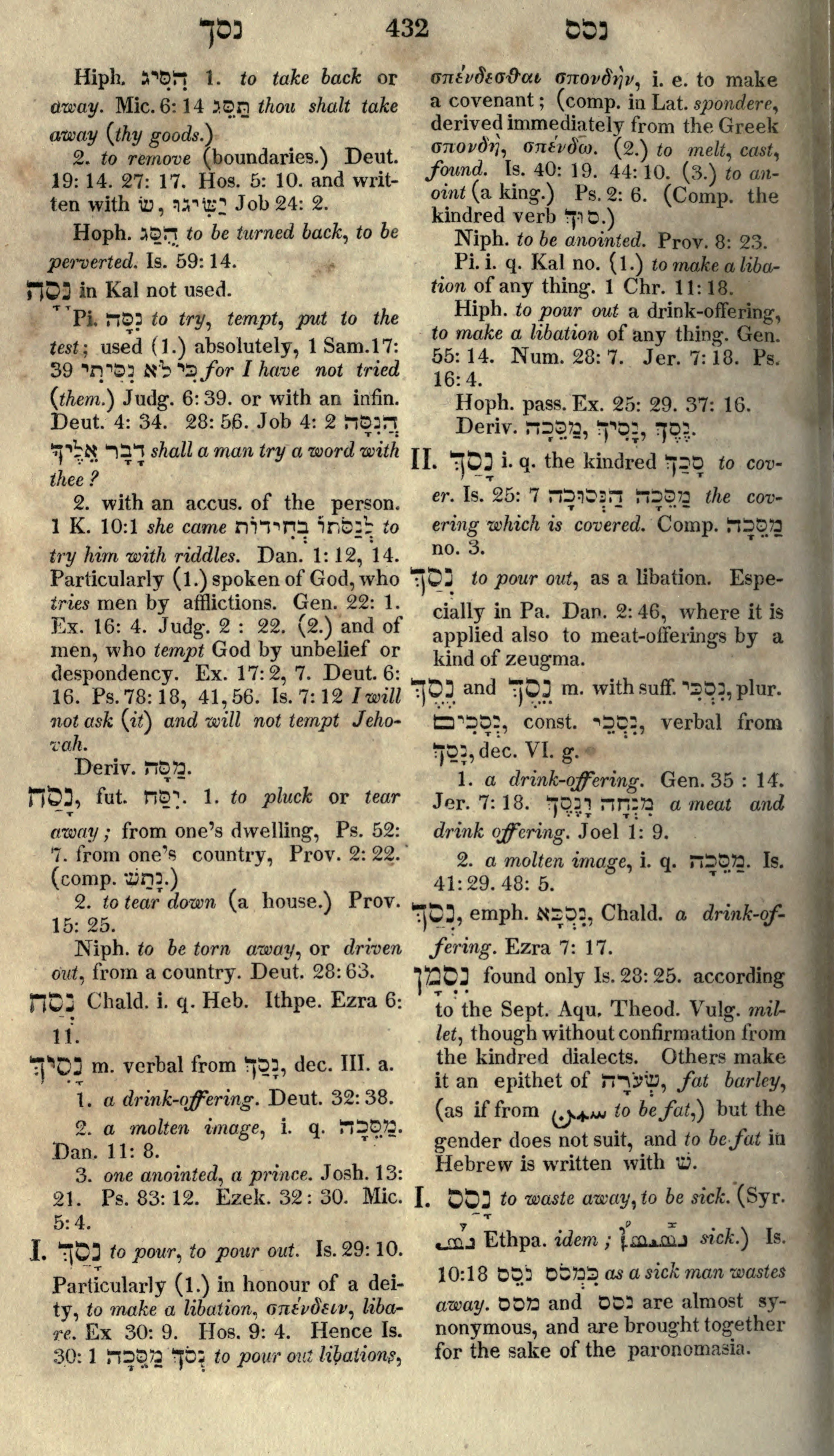 Gesenius Lexicon Page 446