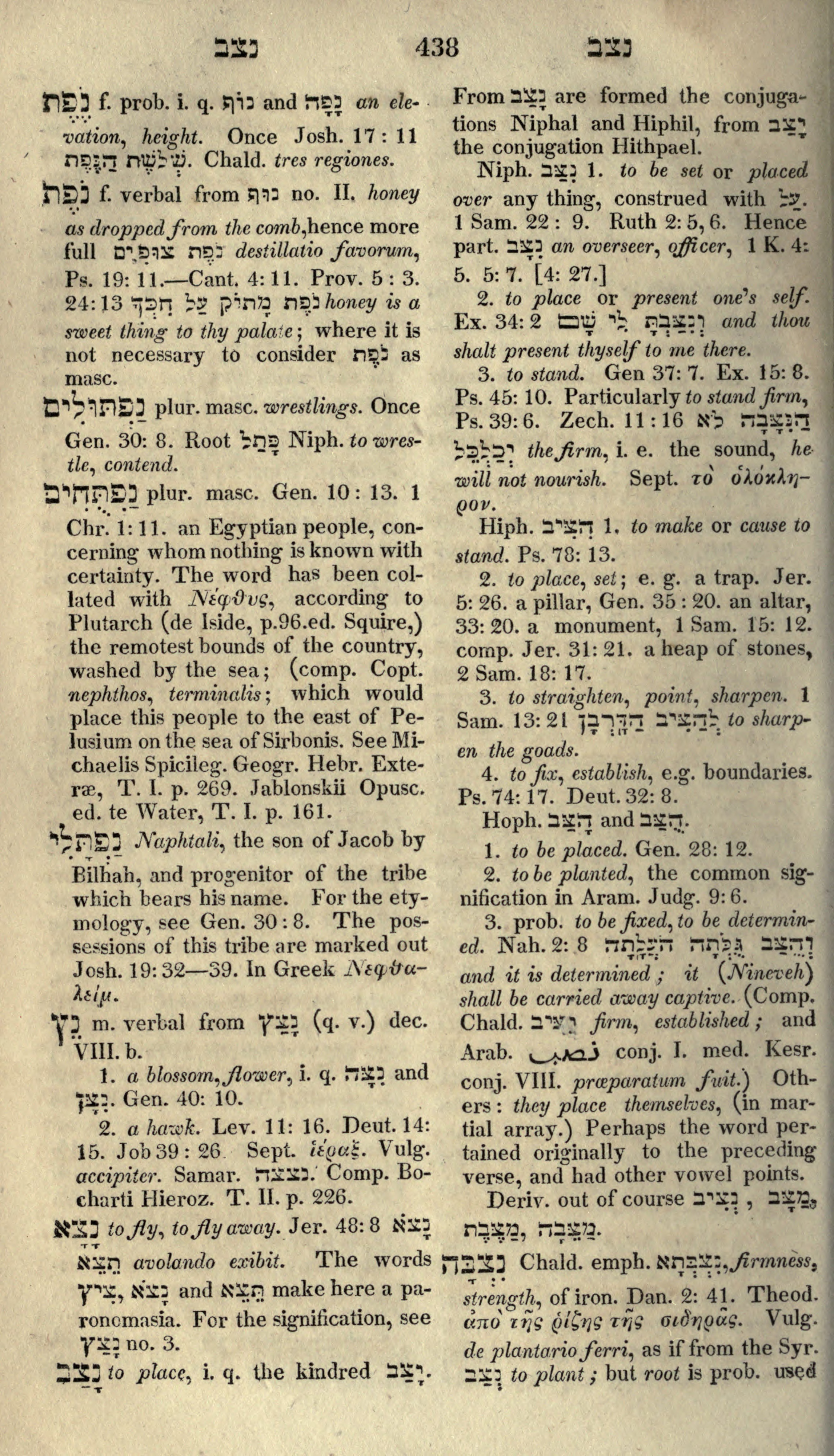 Gesenius Lexicon Page 452