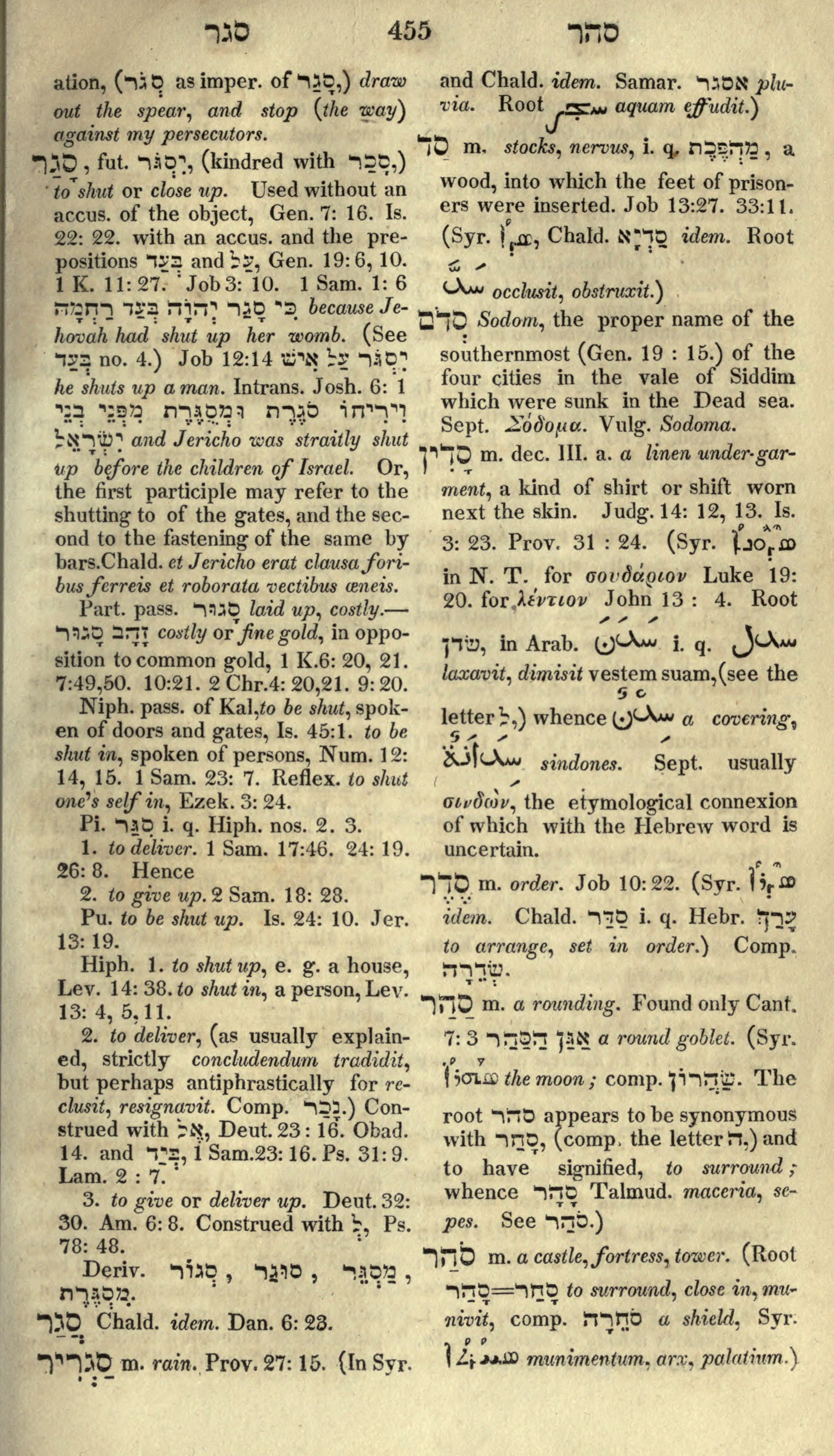 Gesenius Lexicon Page 469