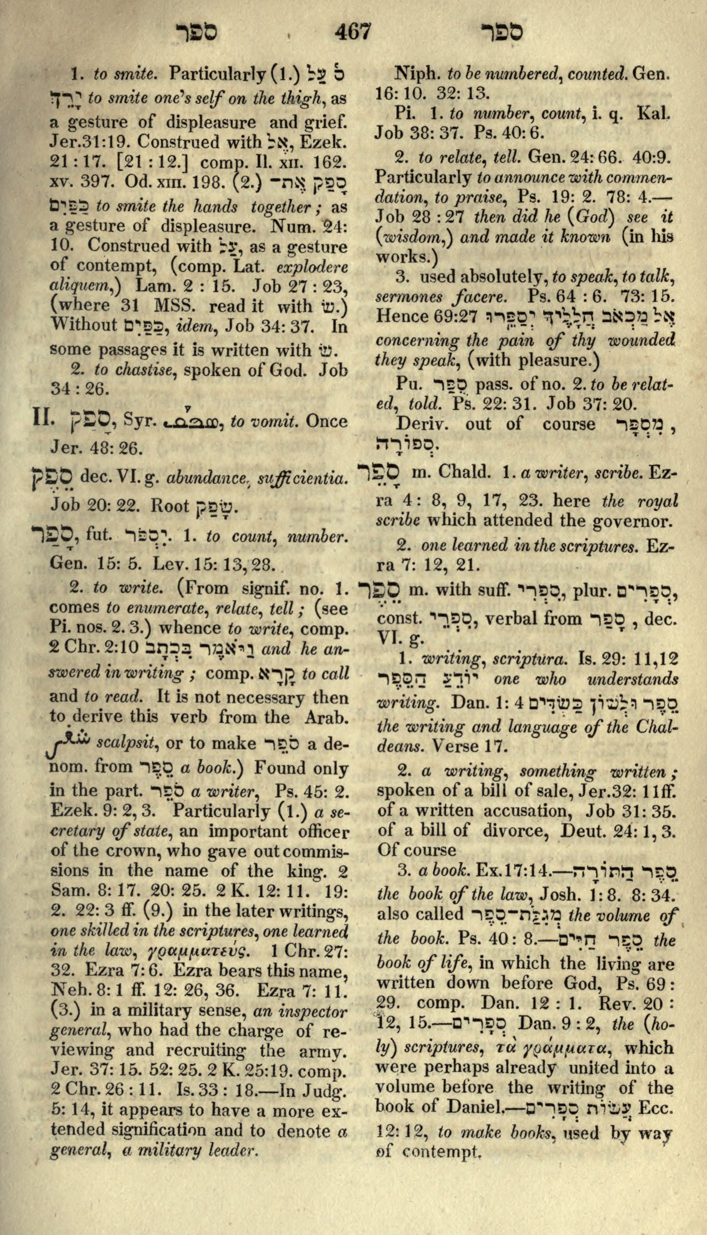 Gesenius Lexicon Page 481