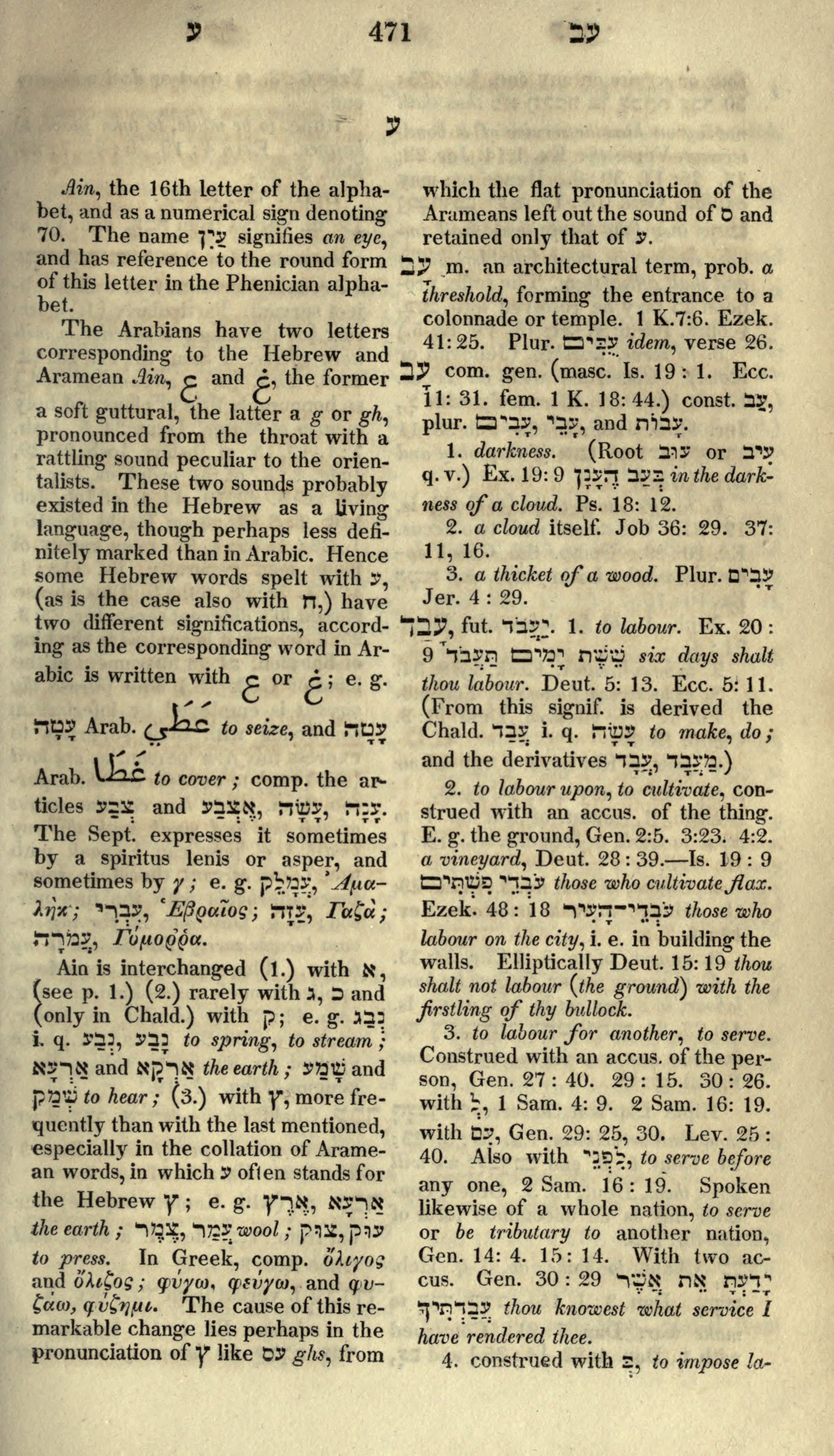 Gesenius Lexicon Page 485