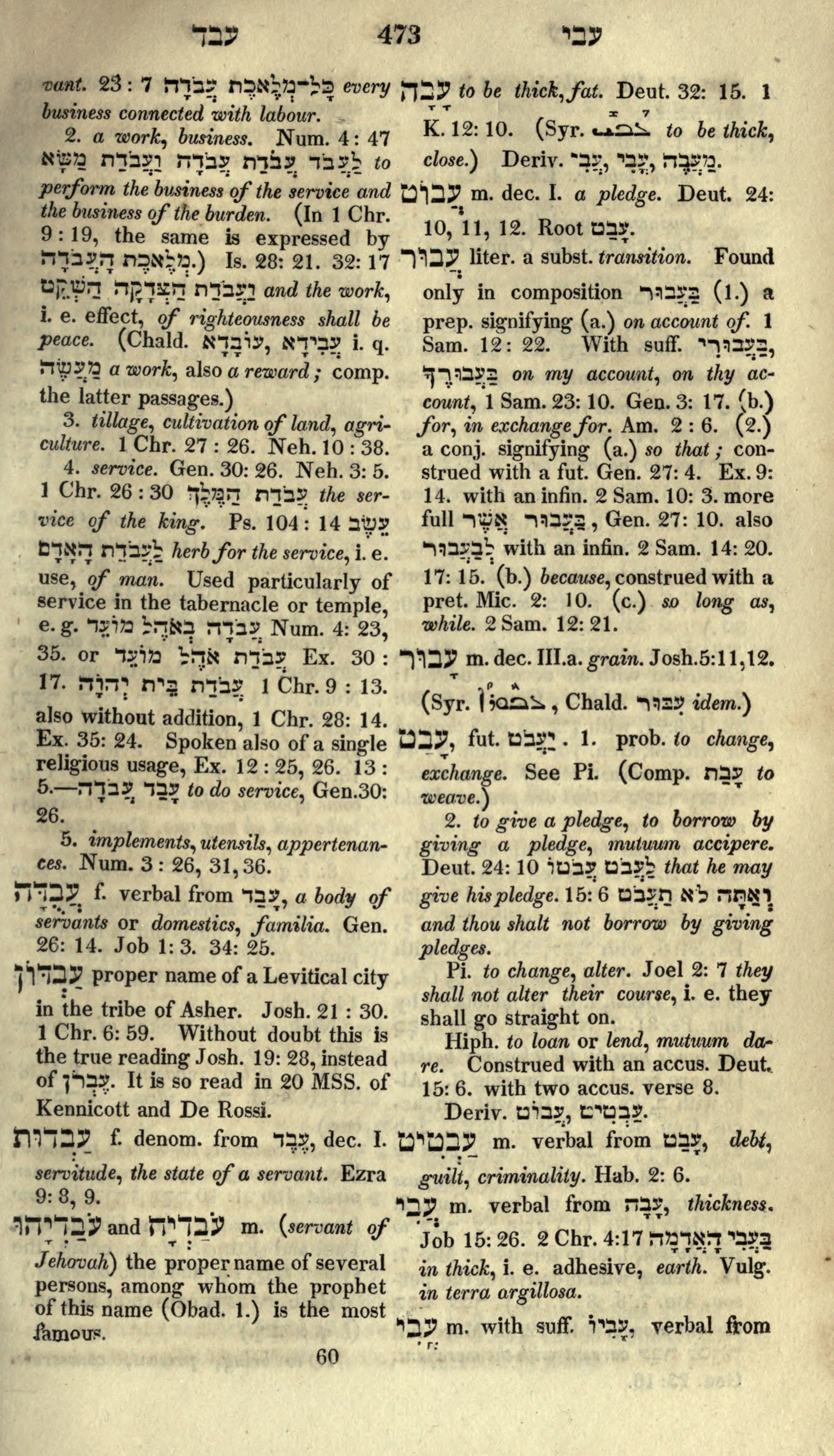 Gesenius Lexicon Page 487