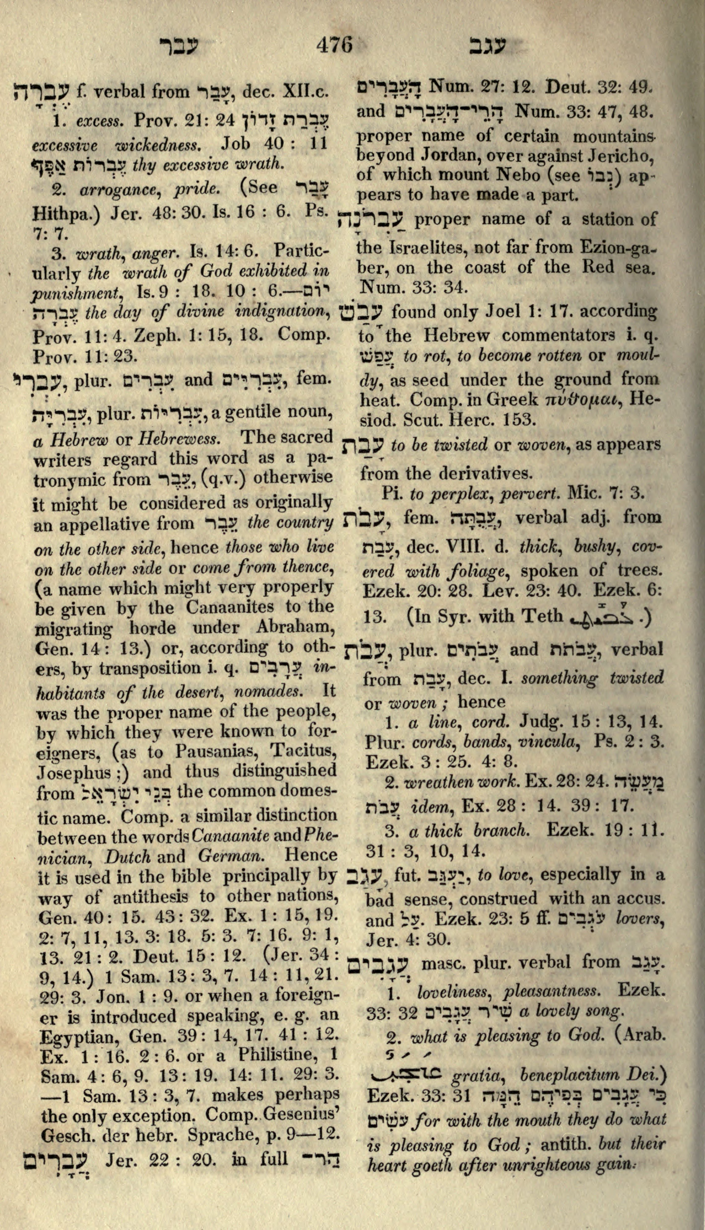 Gesenius Lexicon Page 490