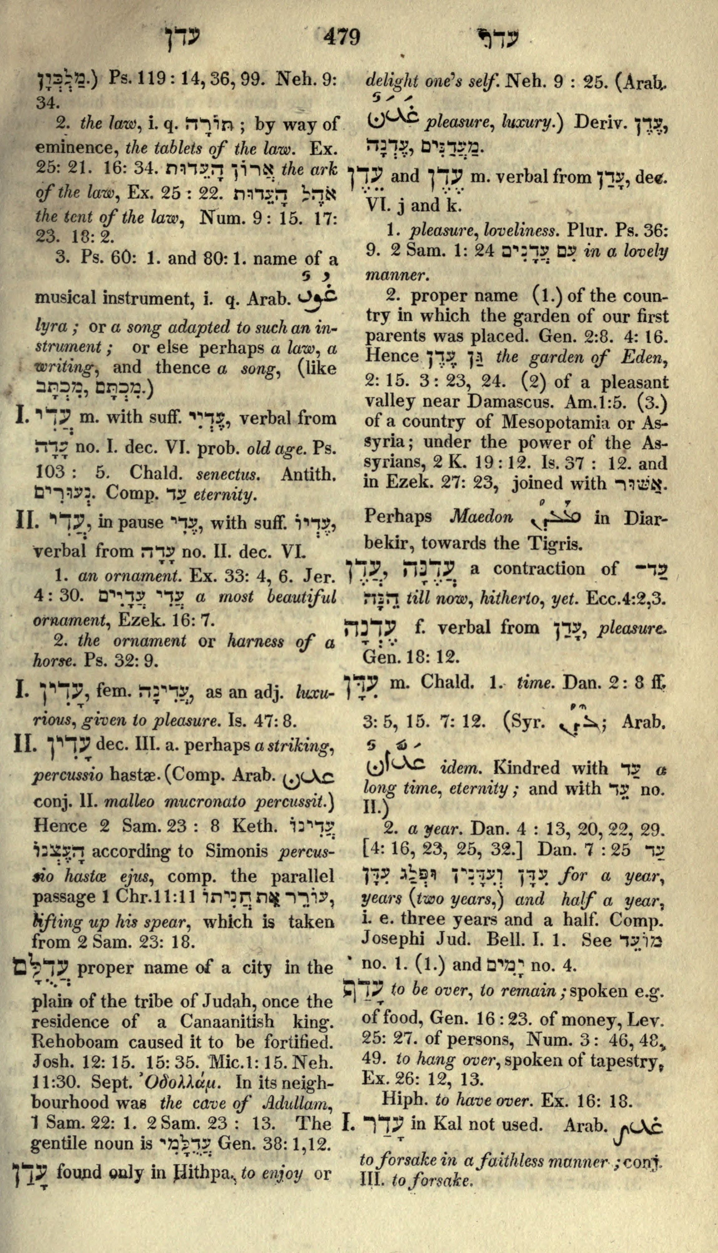 Gesenius Lexicon Page 493