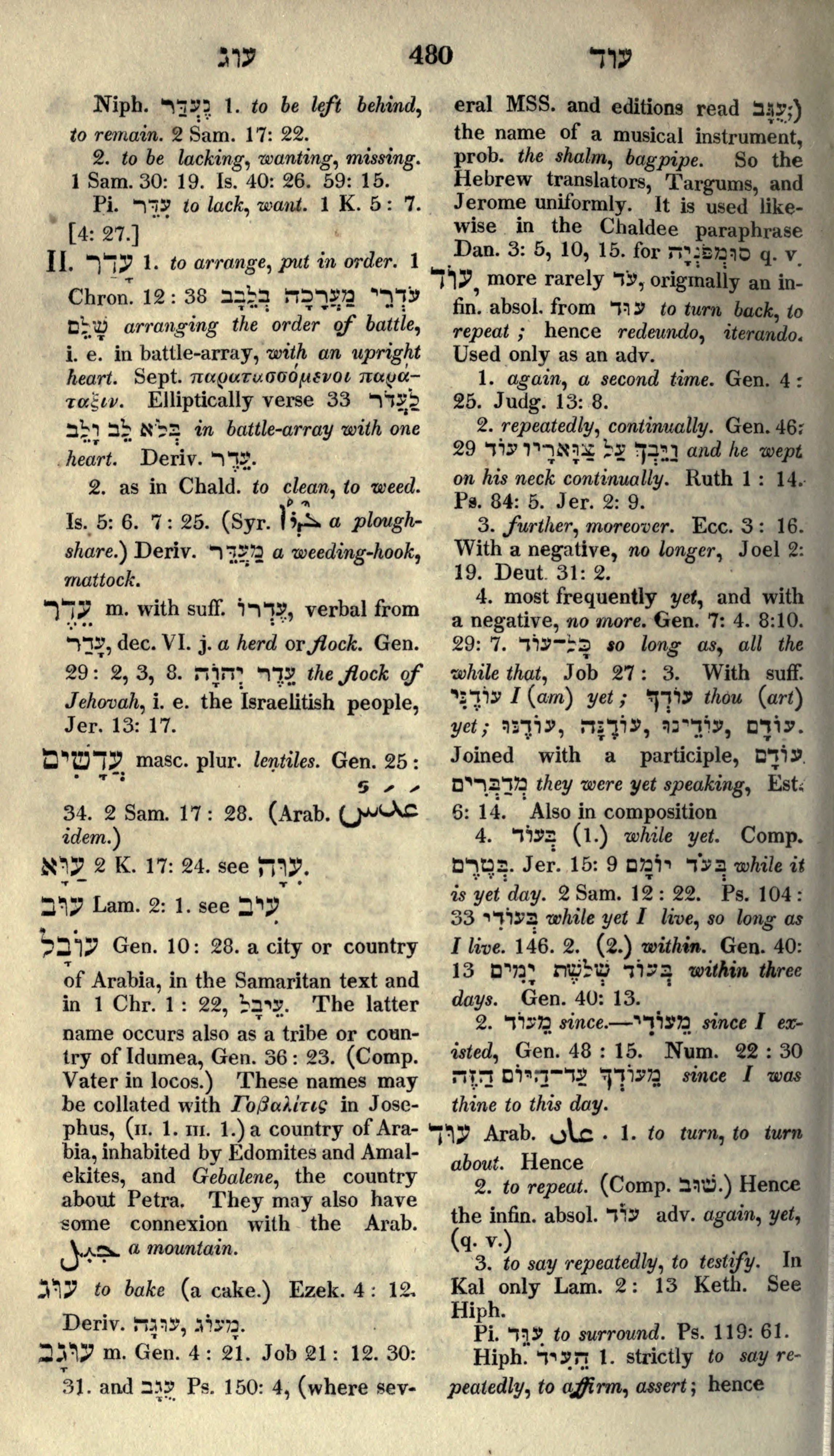 Gesenius Lexicon Page 494