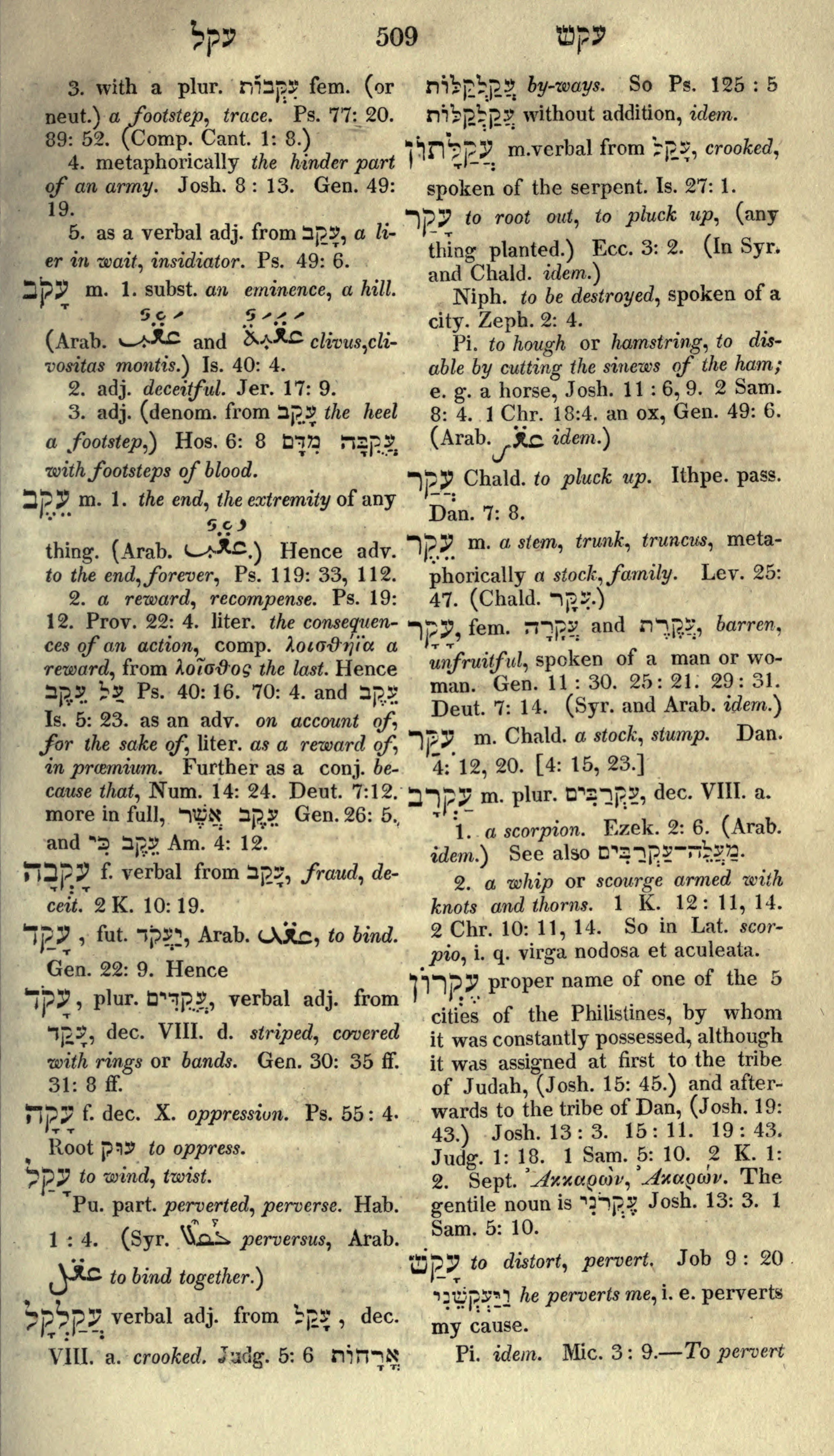Gesenius Lexicon Page 523
