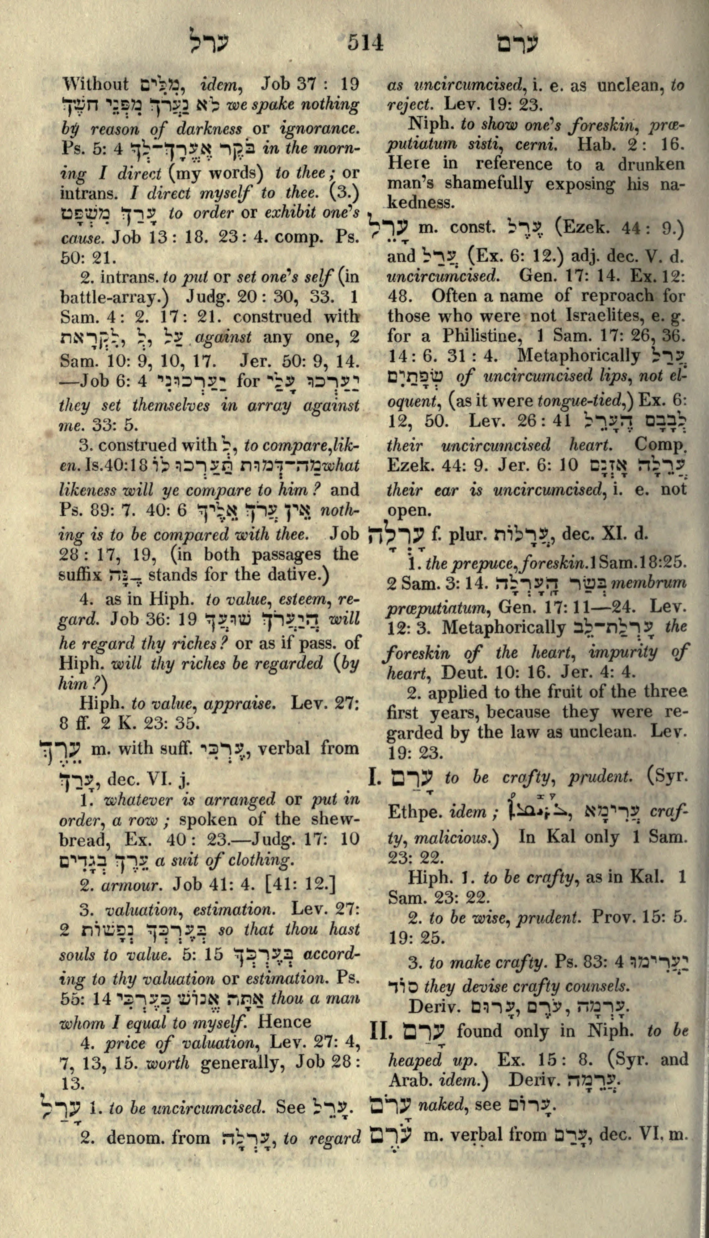 Gesenius Lexicon Page 528
