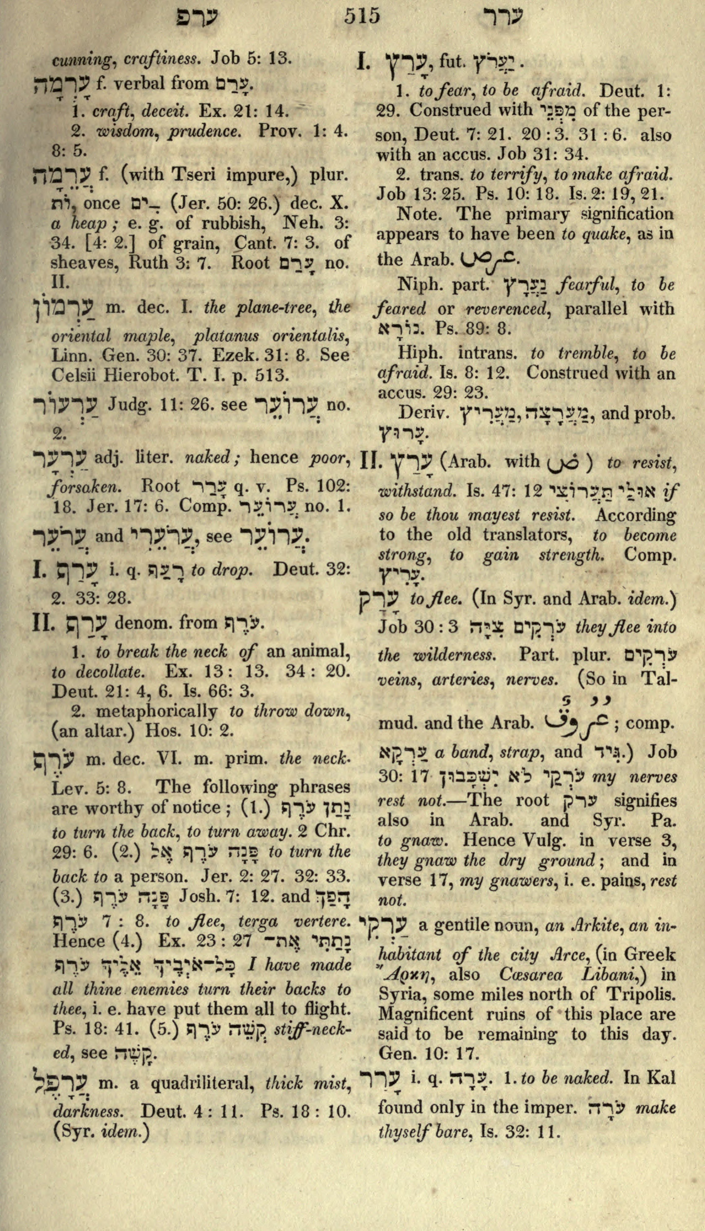 Gesenius Lexicon Page 529