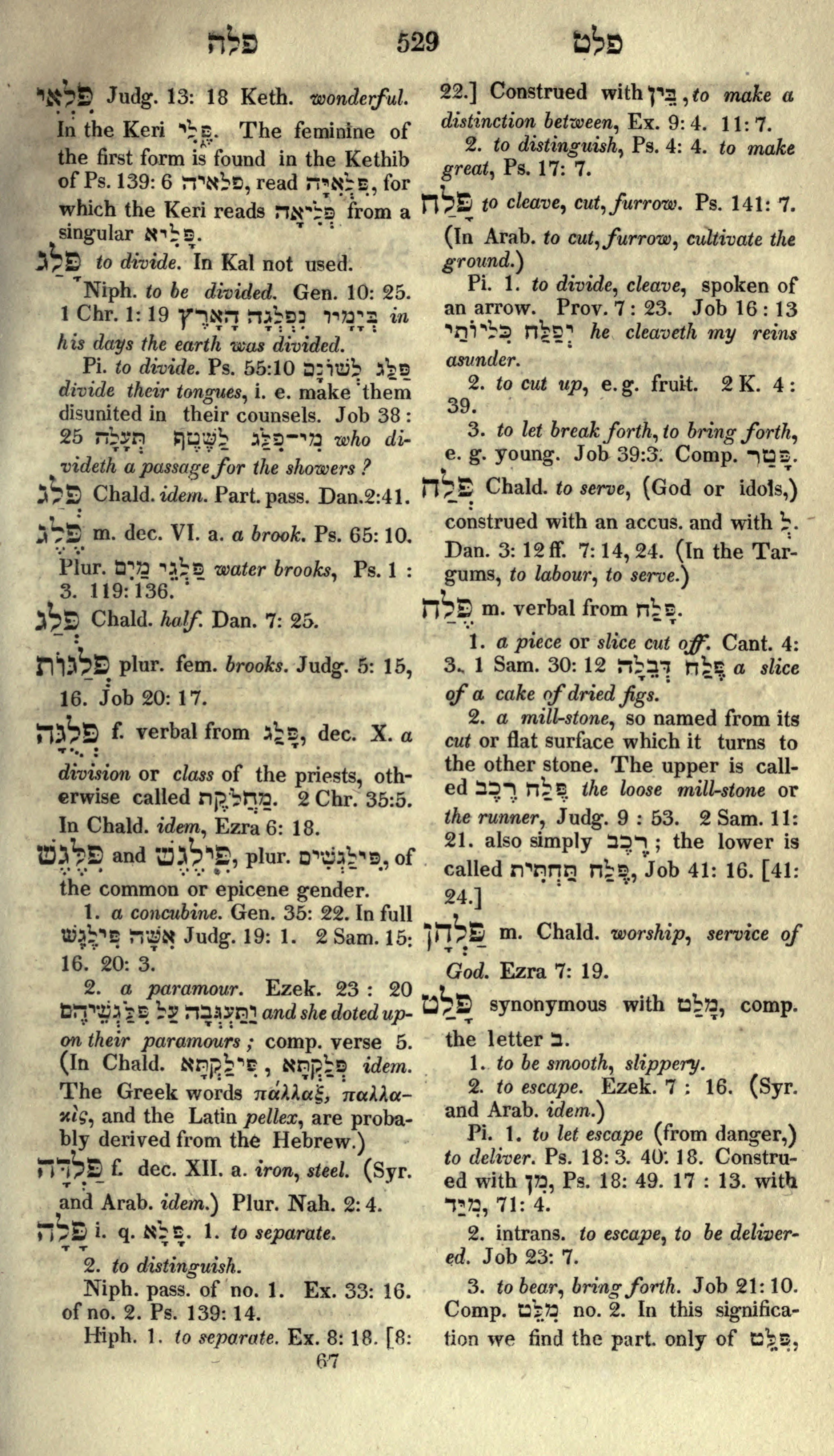 Gesenius Lexicon Page 543