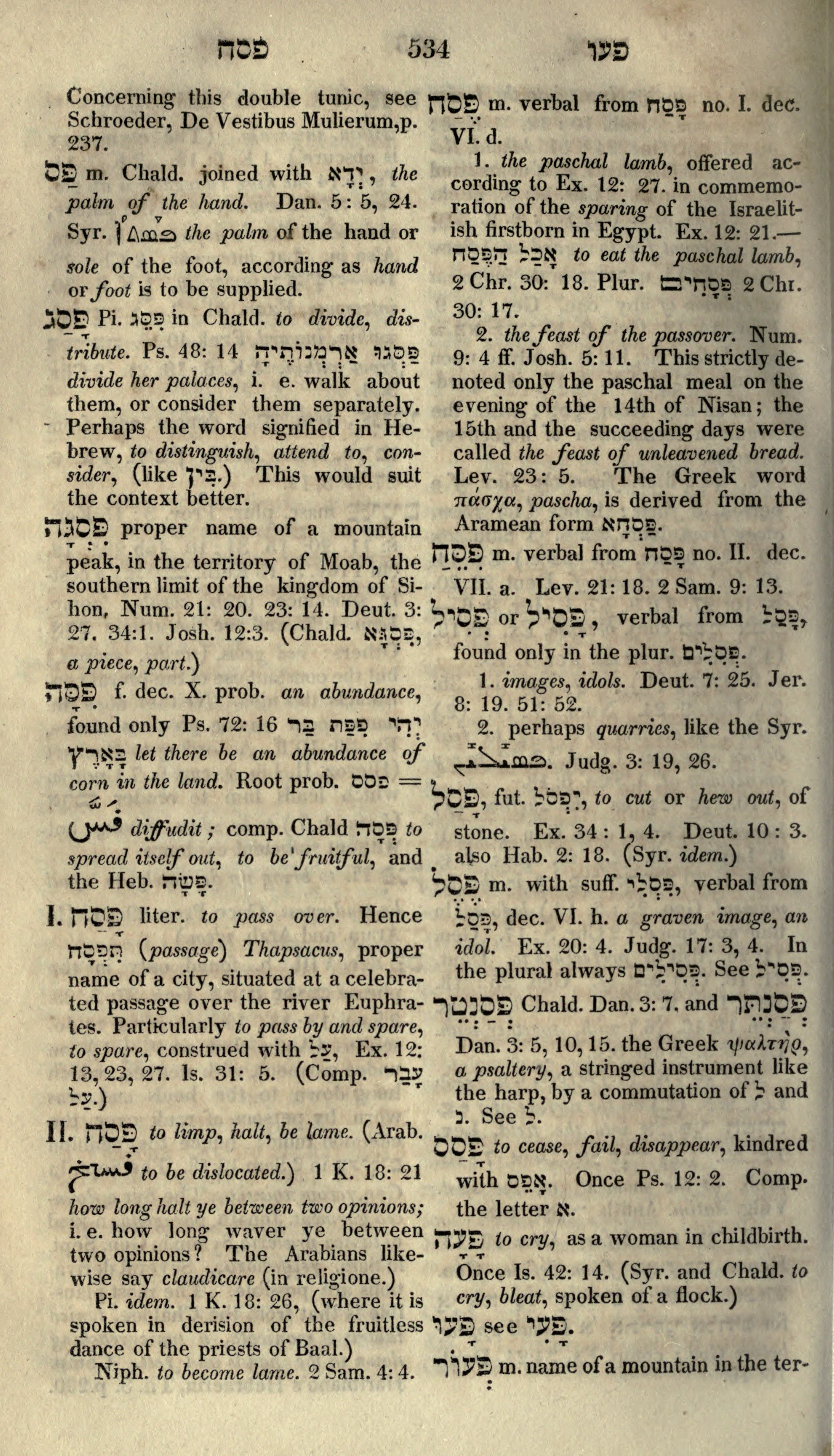 Gesenius Lexicon Page 548