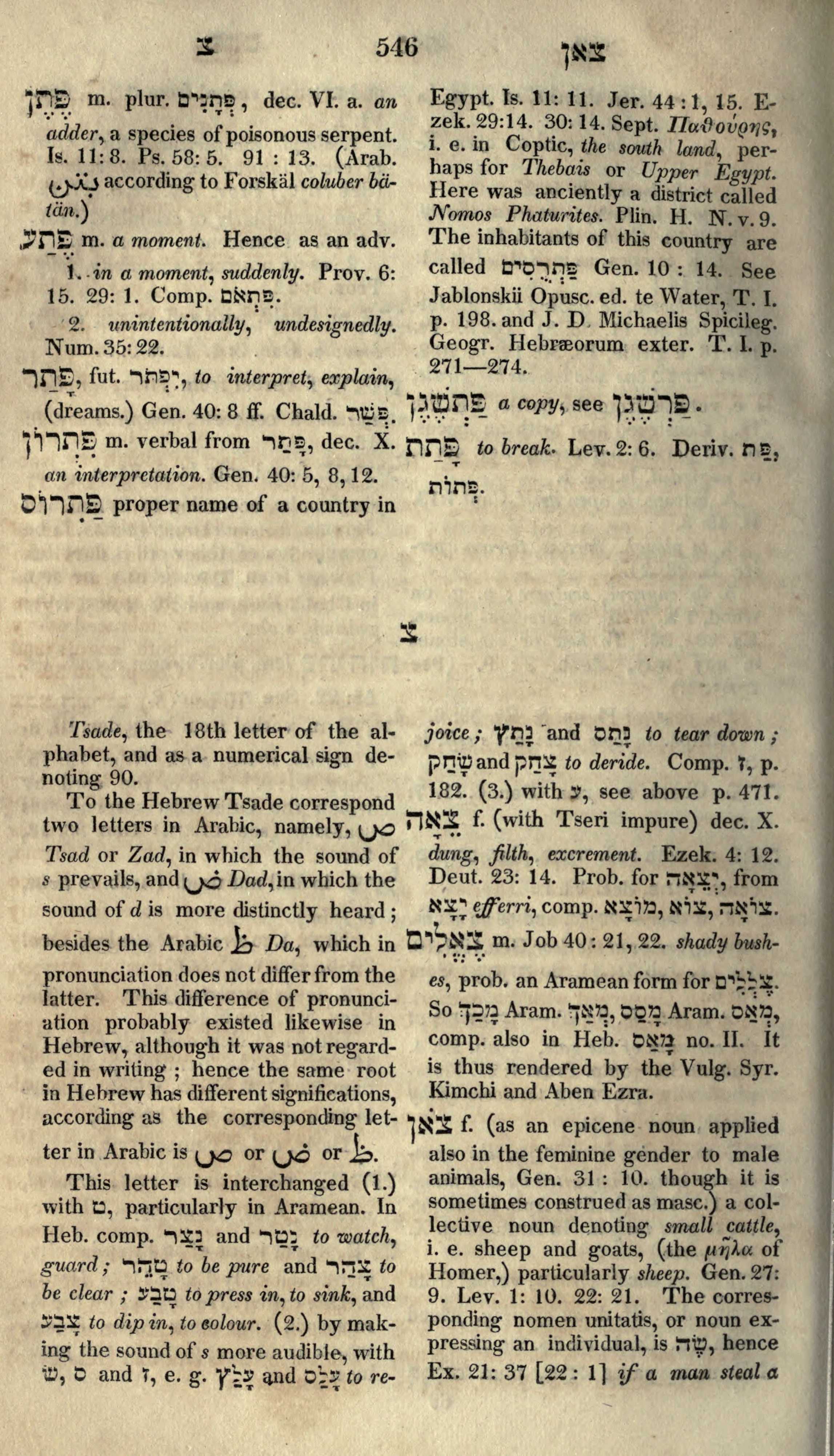 Gesenius Lexicon Page 560