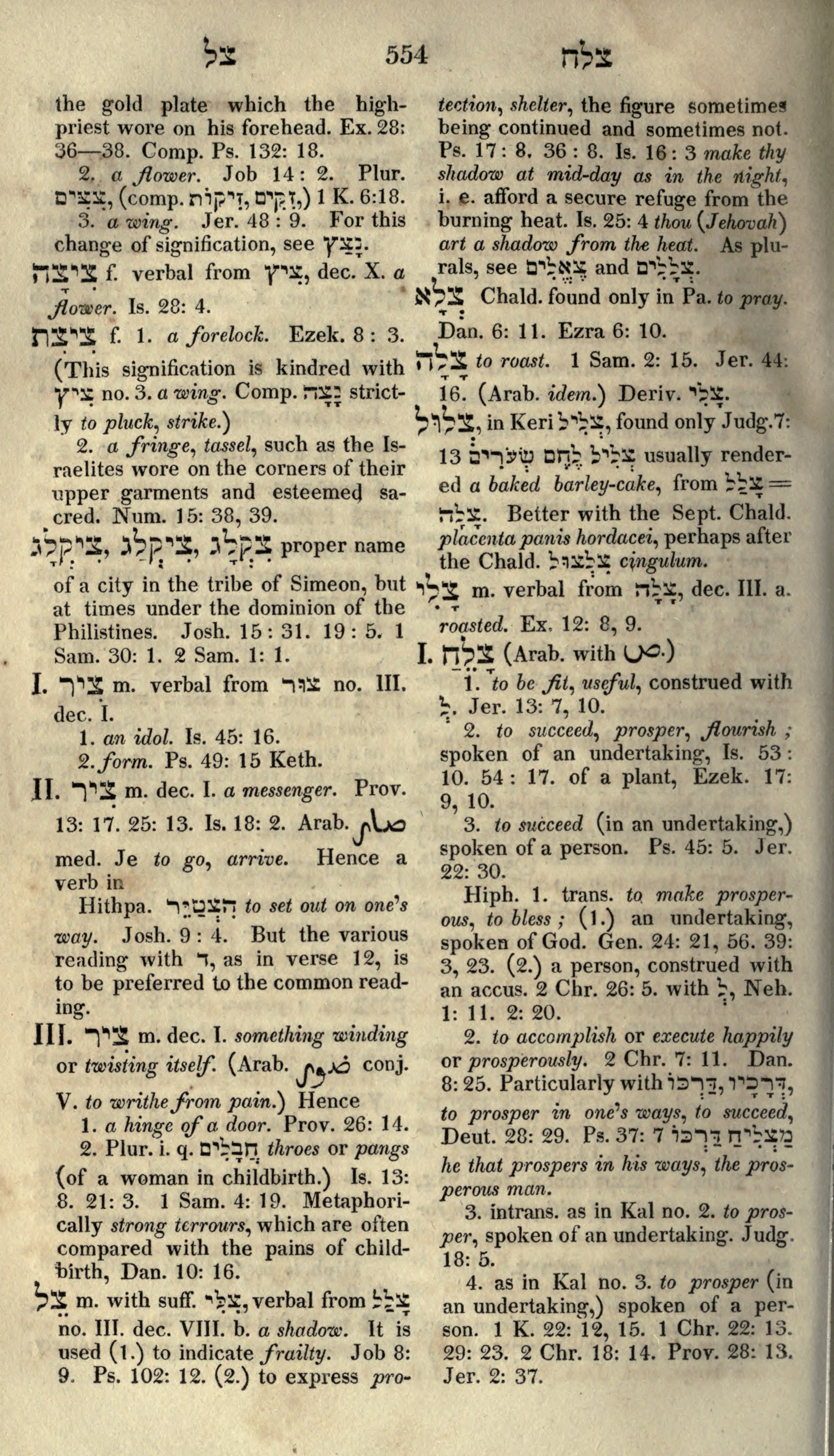 Gesenius Lexicon Page 568
