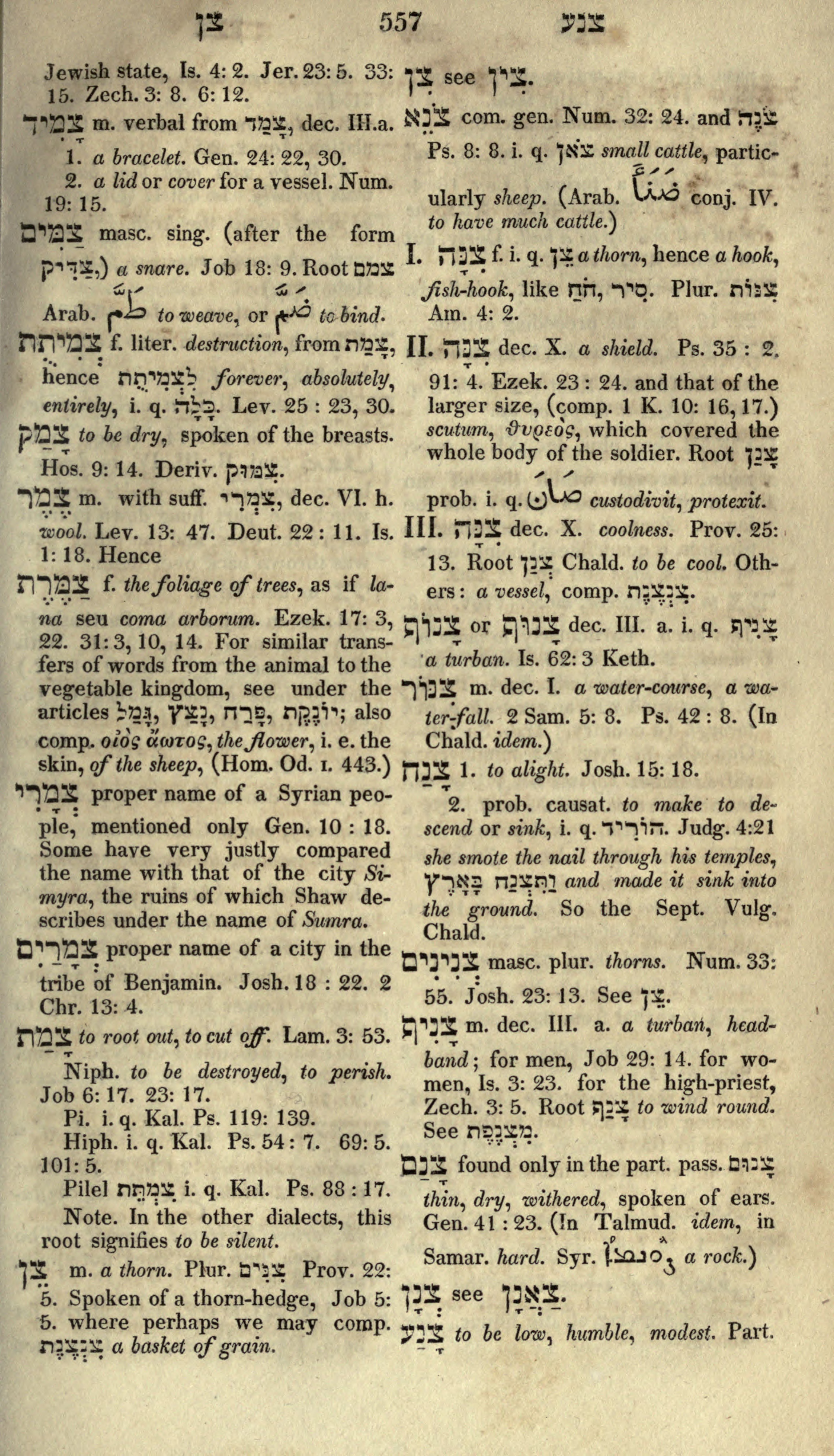Gesenius Lexicon Page 571