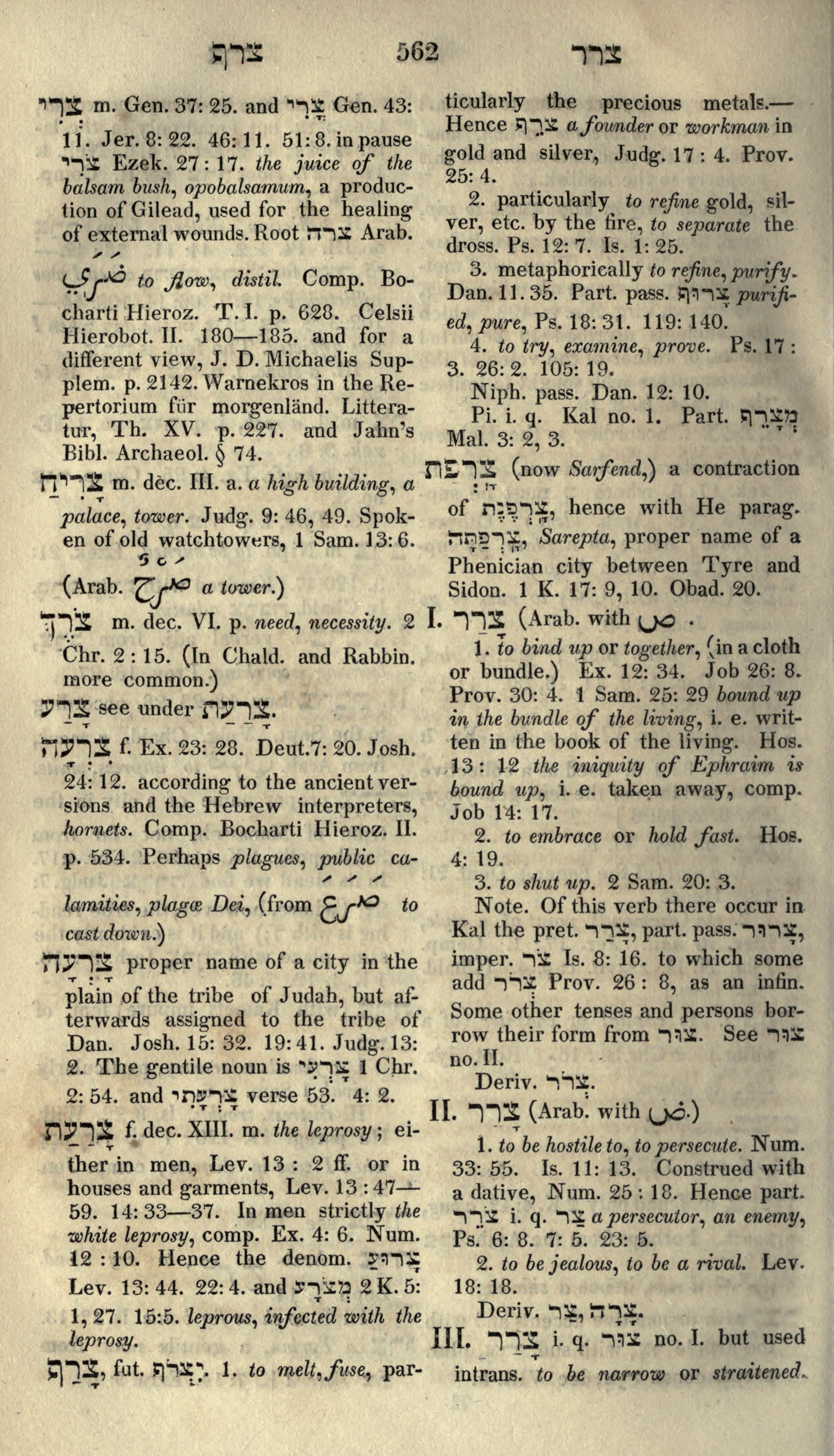 Gesenius Lexicon Page 576