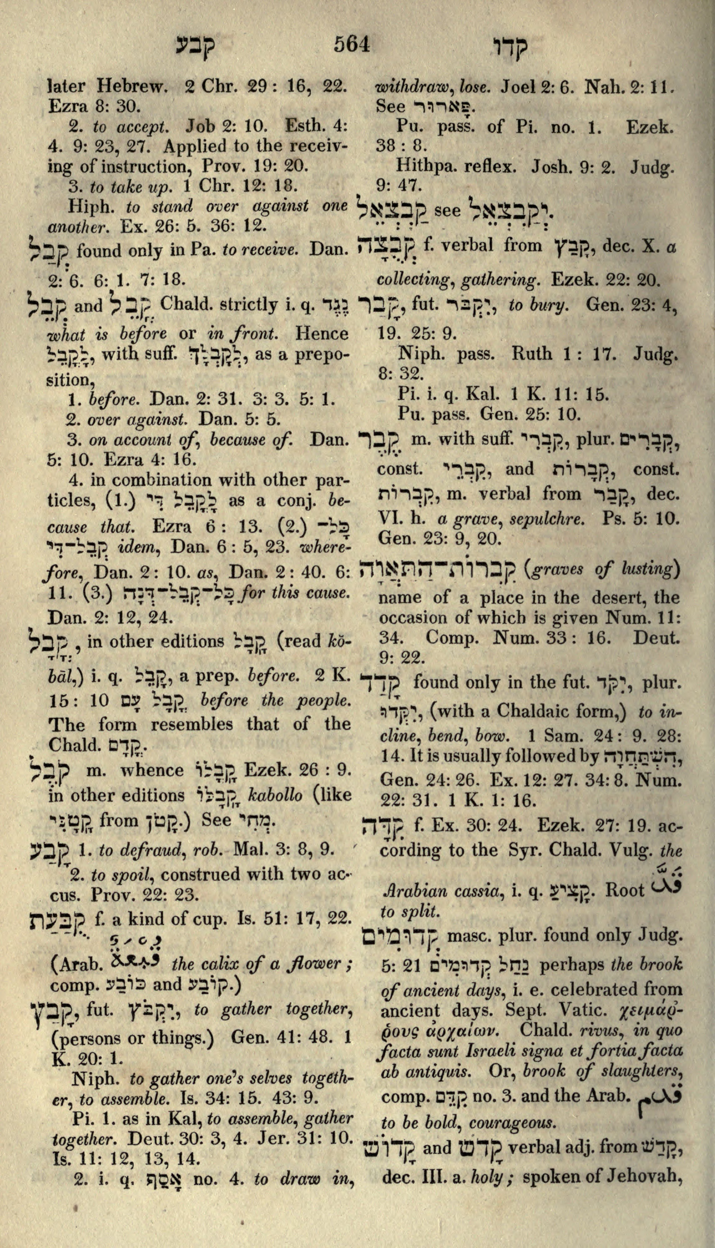 Gesenius Lexicon Page 578