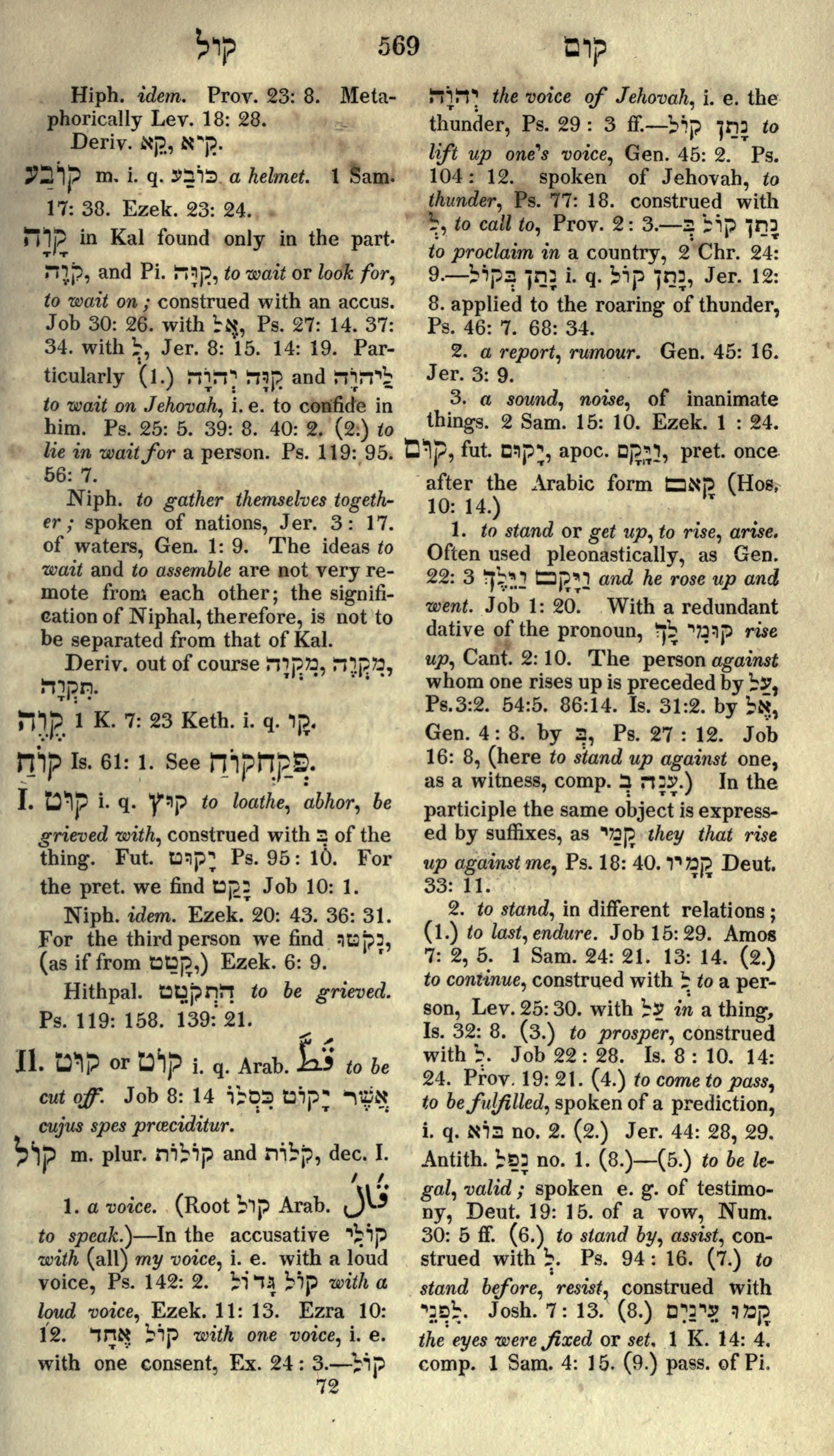 Gesenius Lexicon Page 583