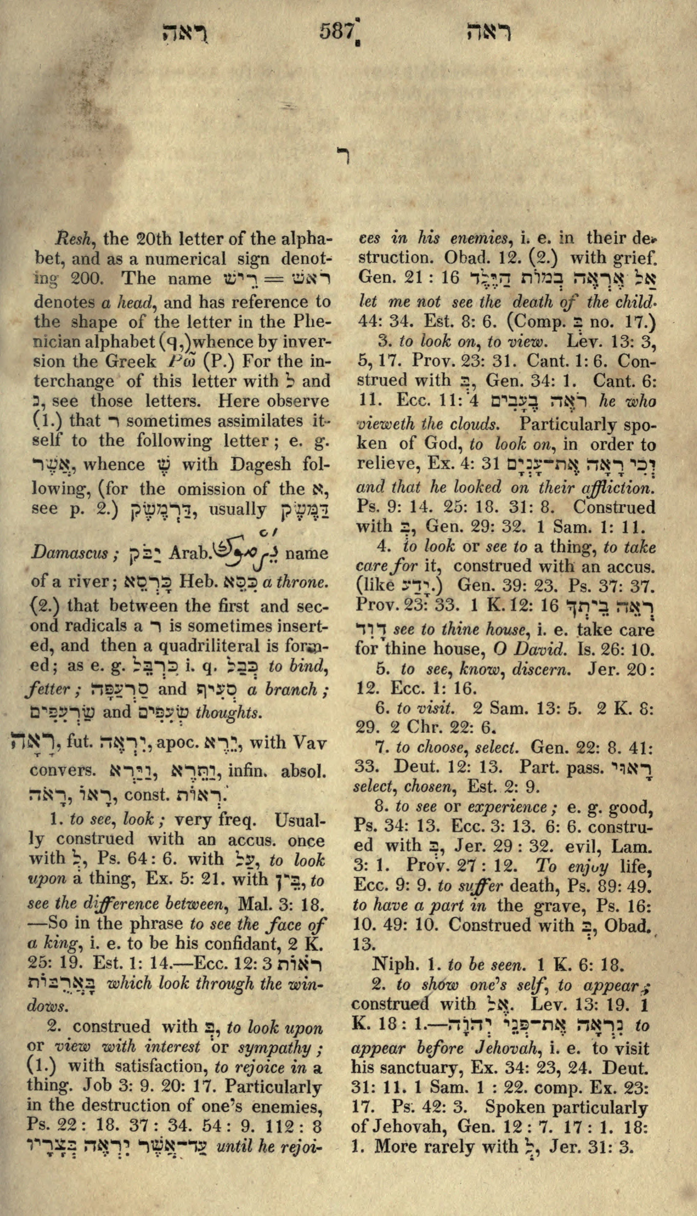 Gesenius Lexicon Page 601