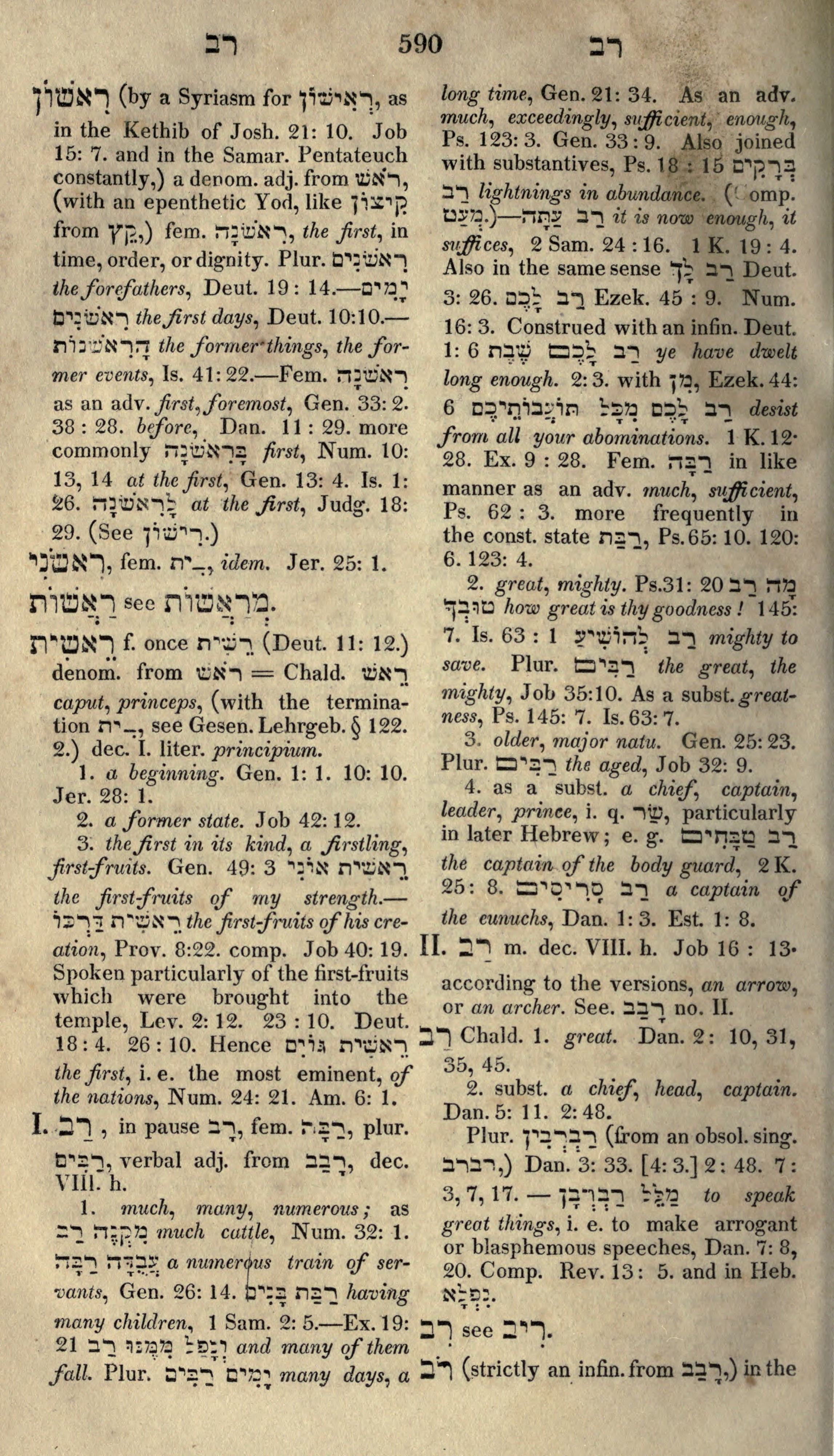 Gesenius Lexicon Page 604