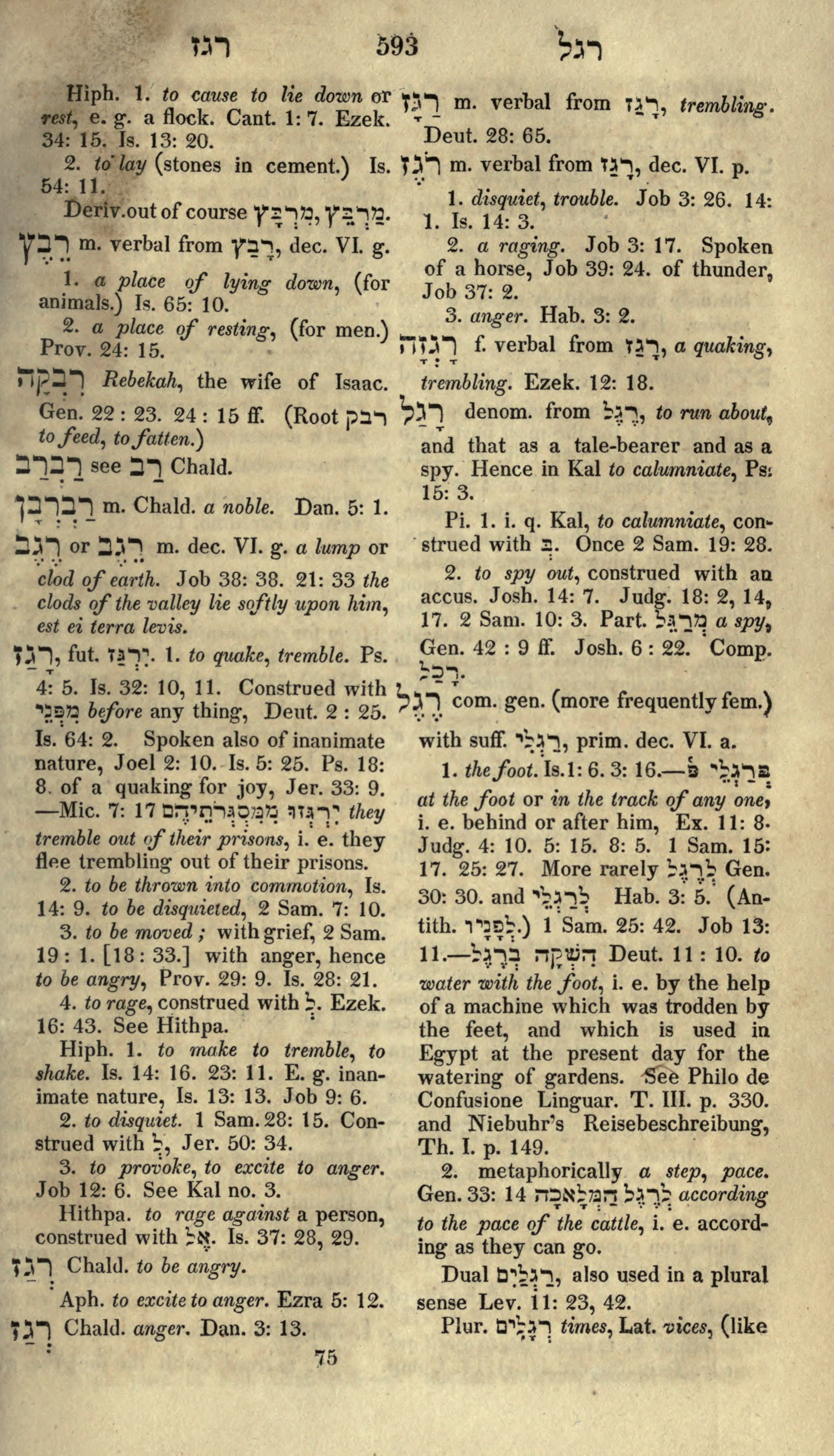 Gesenius Lexicon Page 607
