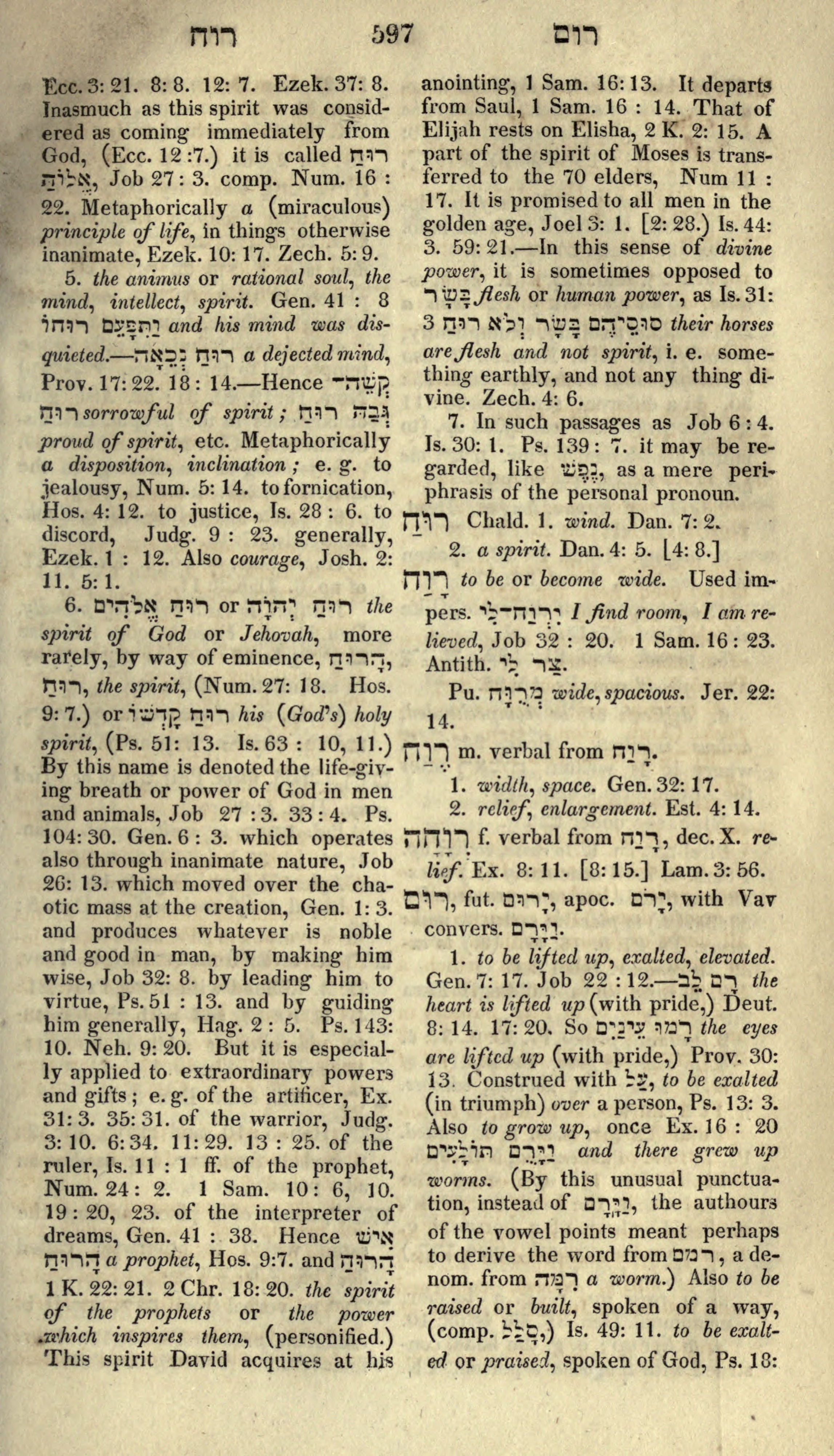 Gesenius Lexicon Page 611