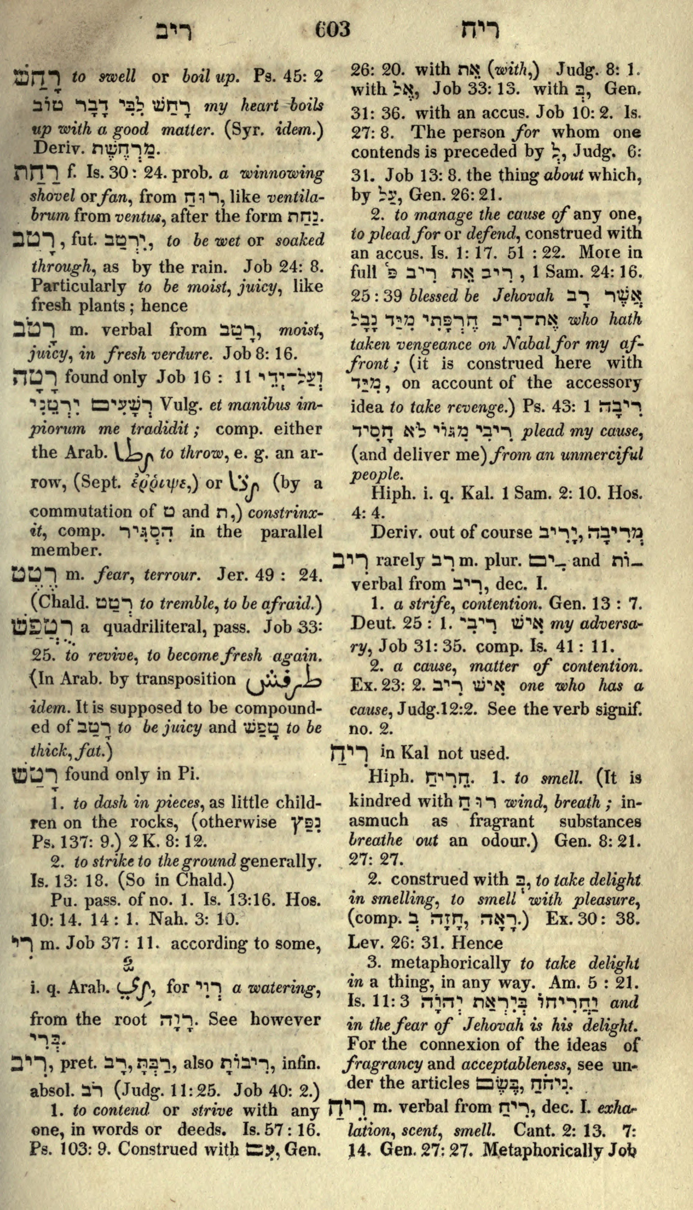 Gesenius Lexicon Page 617