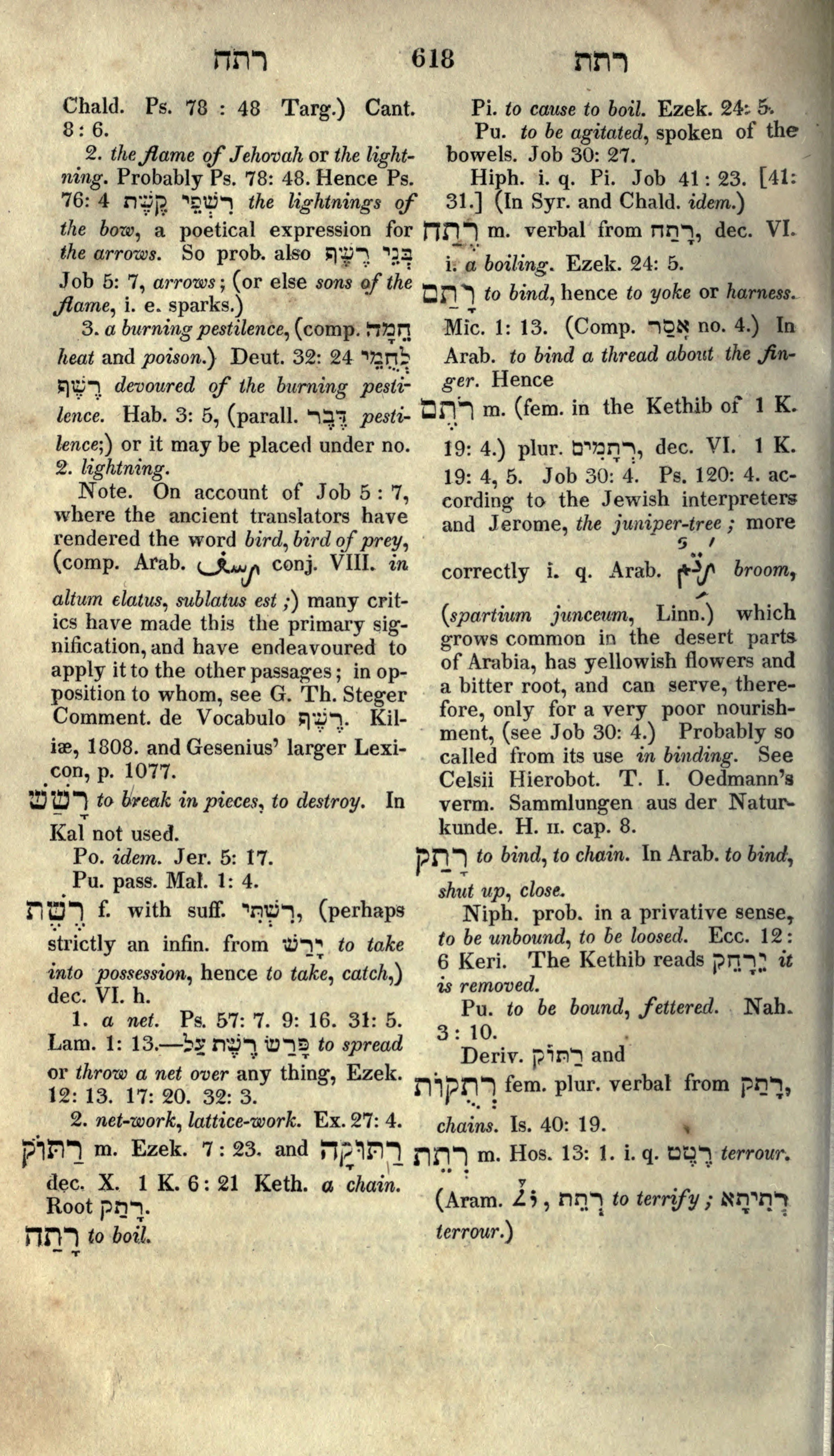 Gesenius Lexicon Page 632