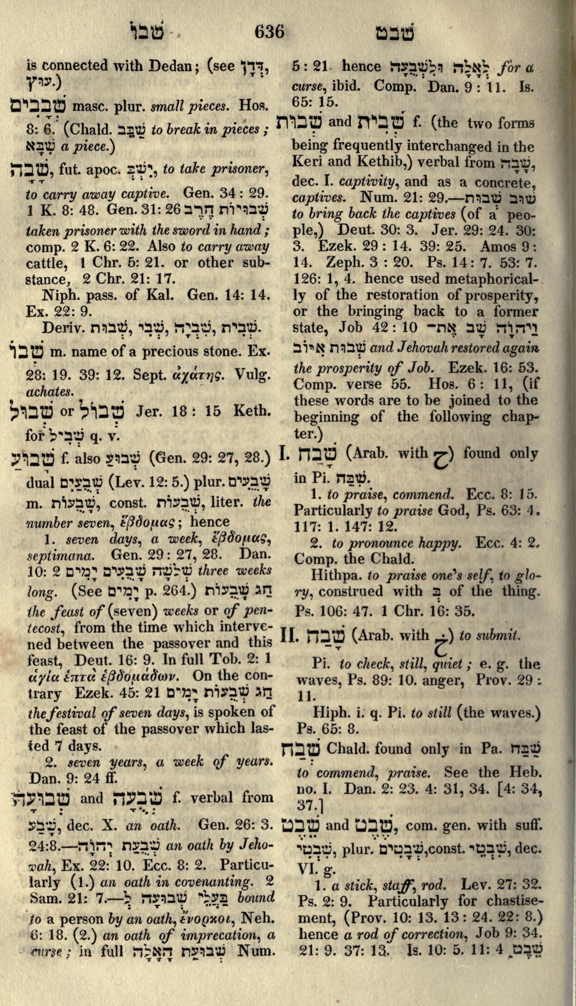 Gesenius Lexicon Page 650