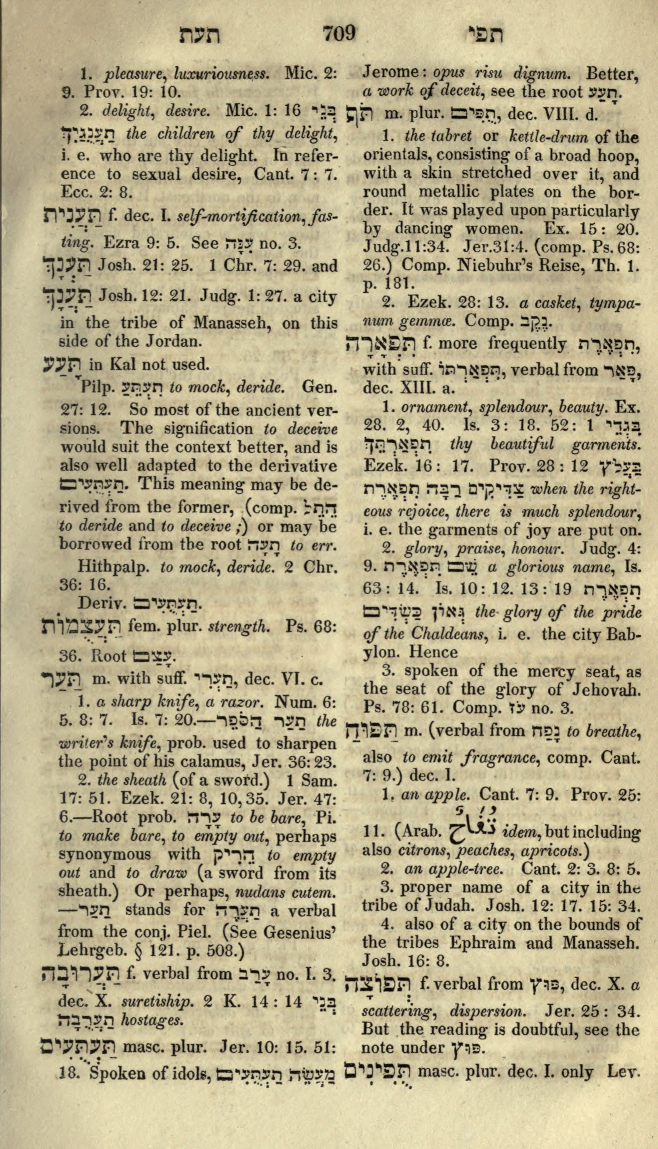 Gesenius Lexicon Page 723