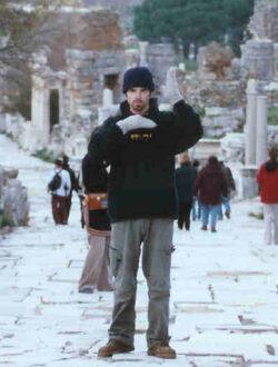 Ephesus Matt in Ephesus in 2002.